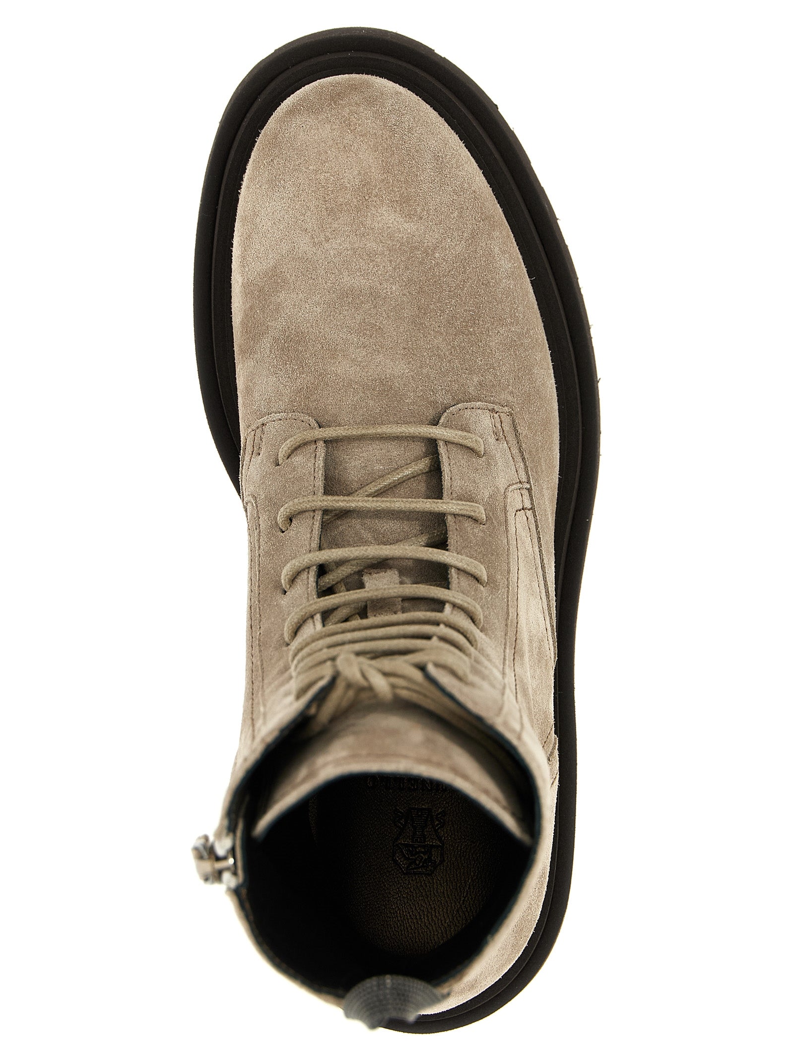 Brunello Cucinelli Suede Combat Boots Monile