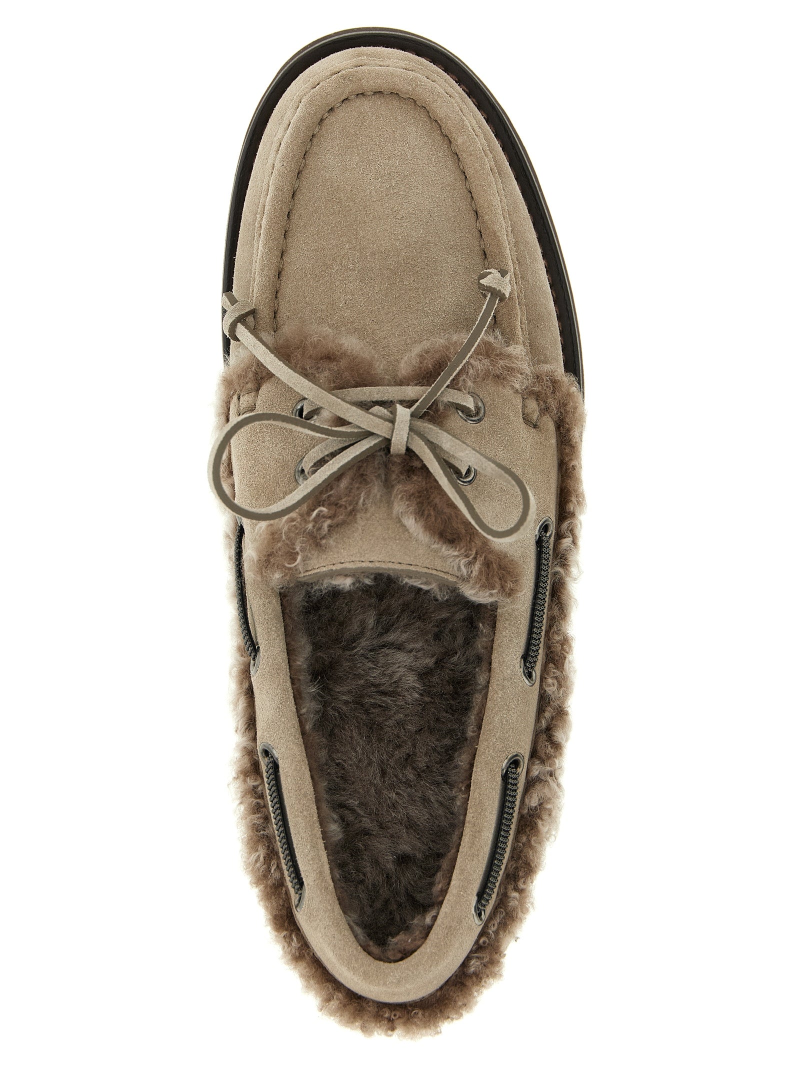 Brunello Cucinelli 'Precious Insert' Boat Shoe