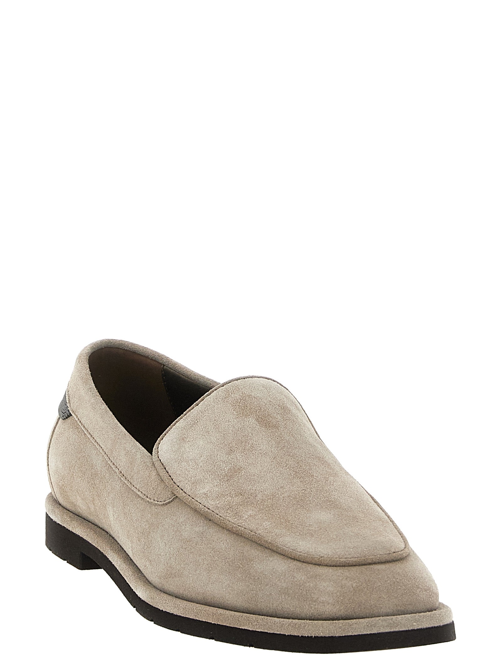Brunello Cucinelli 'Monile' Suede Loafers