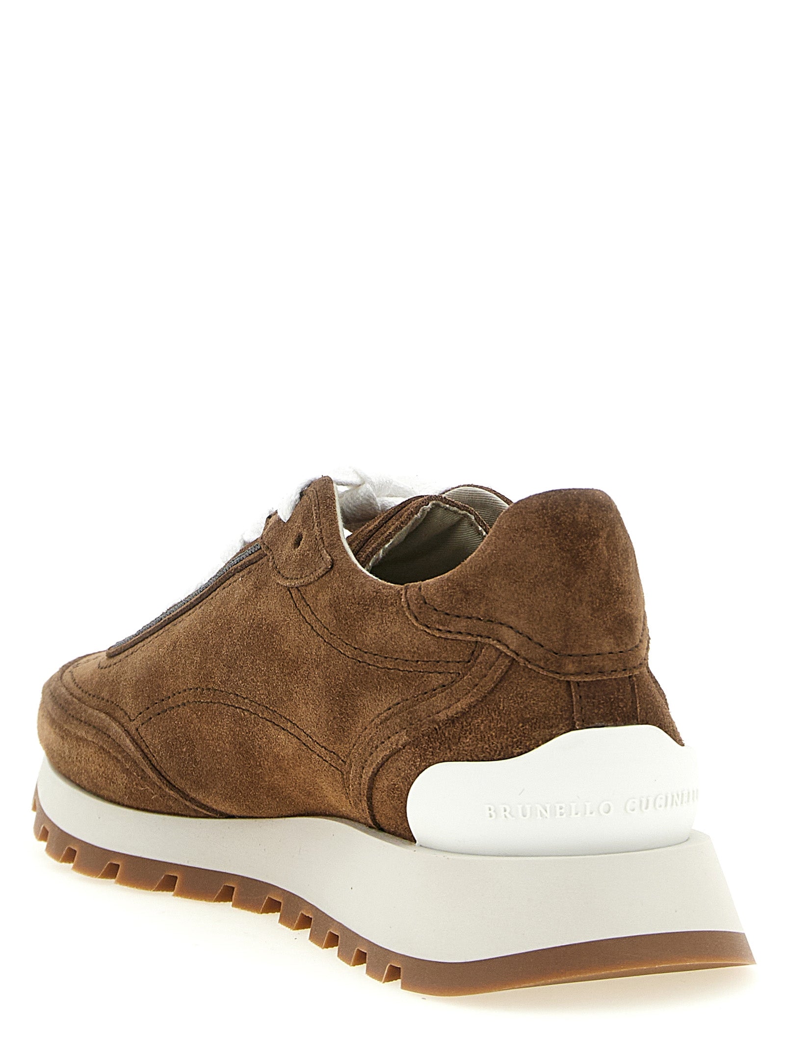 Brunello Cucinelli 'Monile' Suede Sneakers