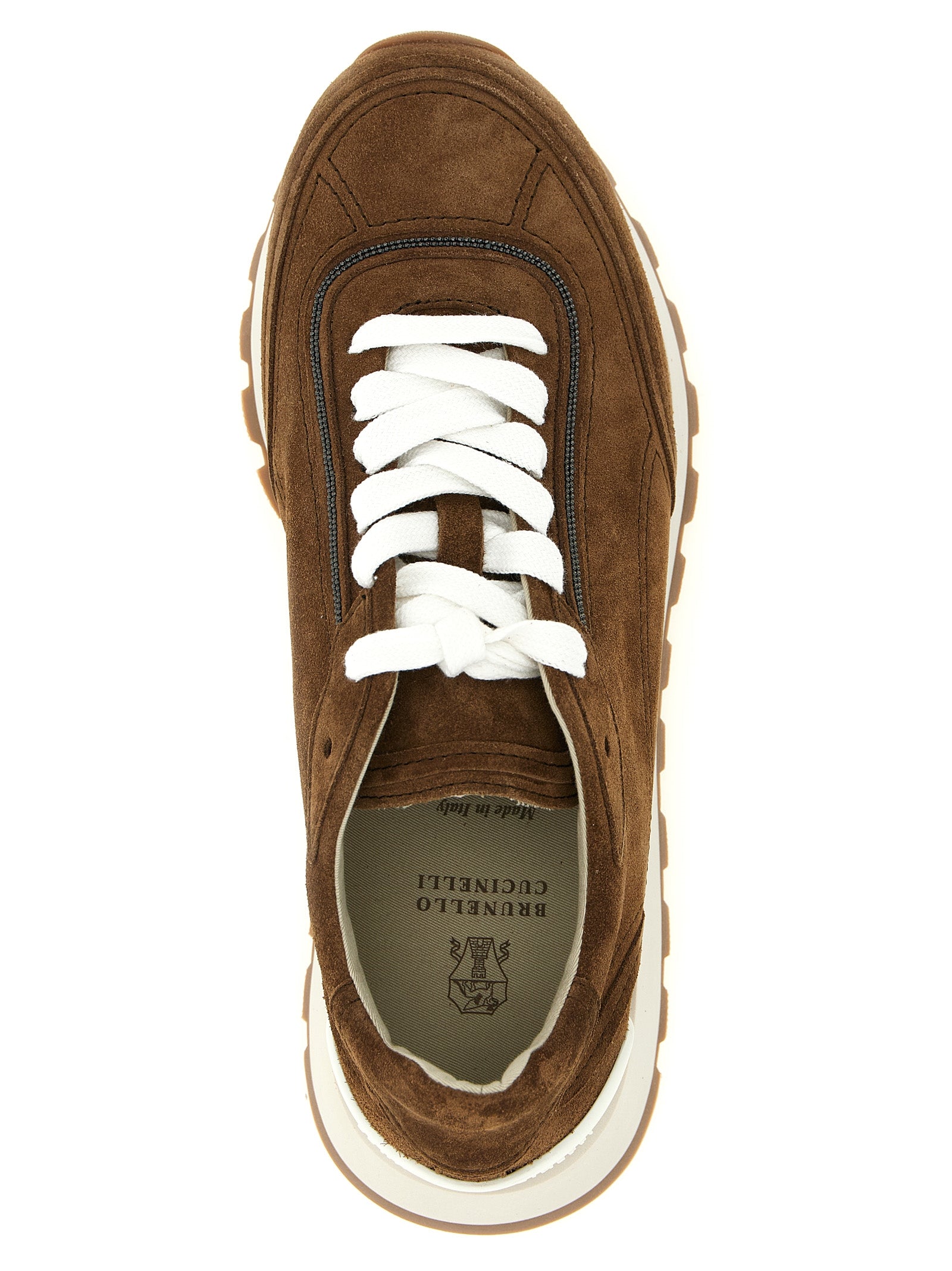 Brunello Cucinelli 'Monile' Suede Sneakers