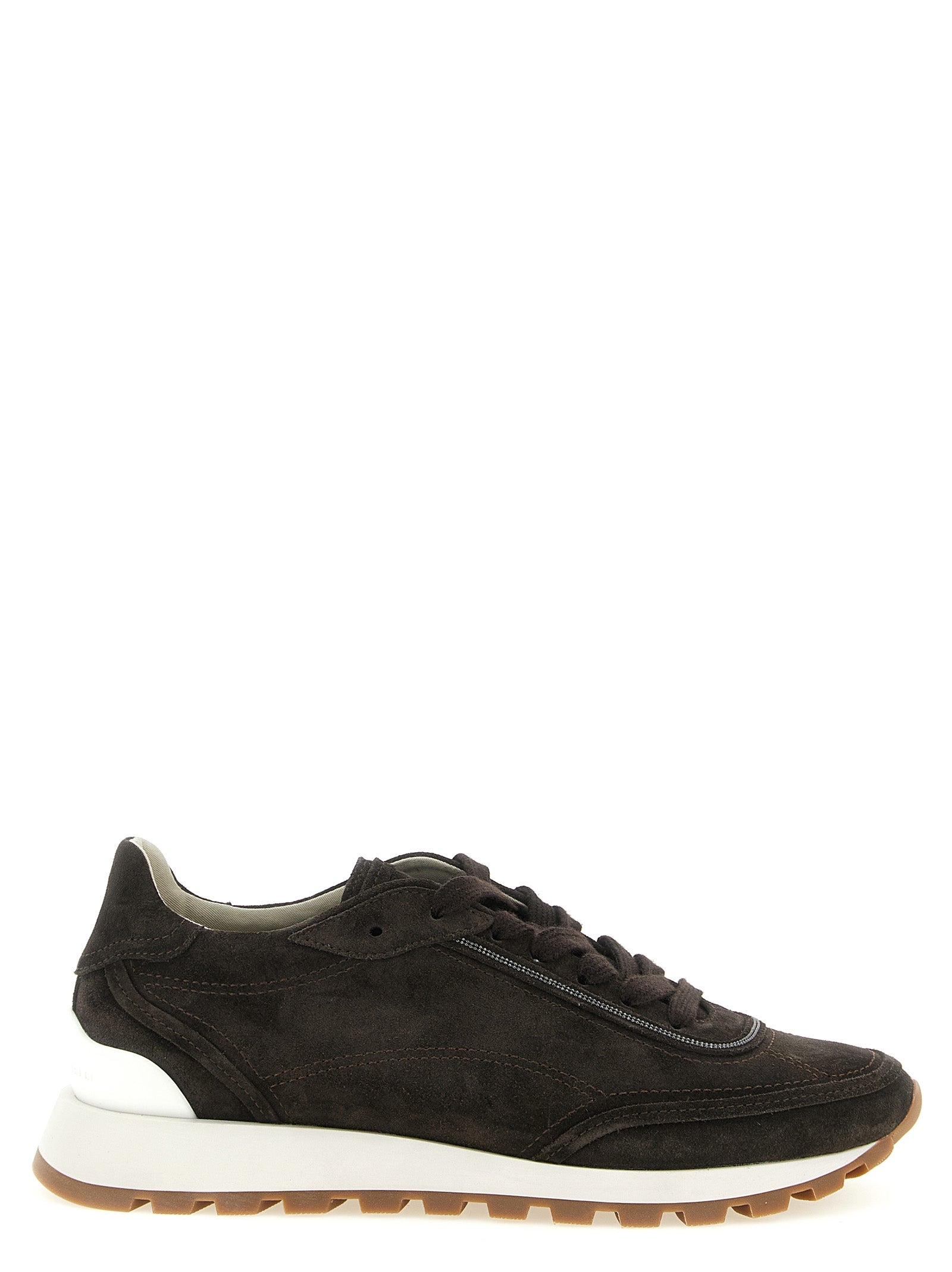 Brunello Cucinelli 'Monile' Suede Sneakers