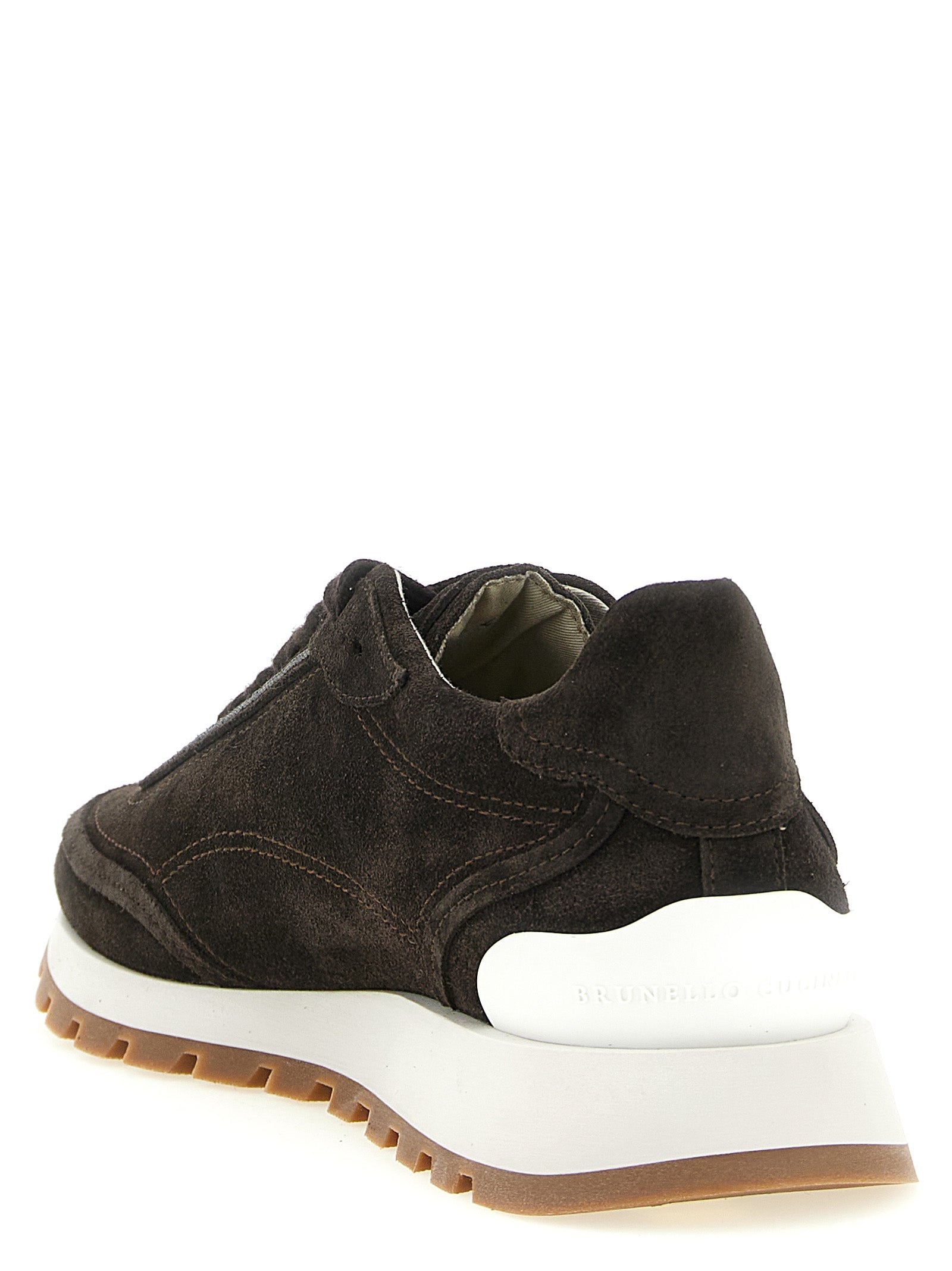 Brunello Cucinelli 'Monile' Suede Sneakers