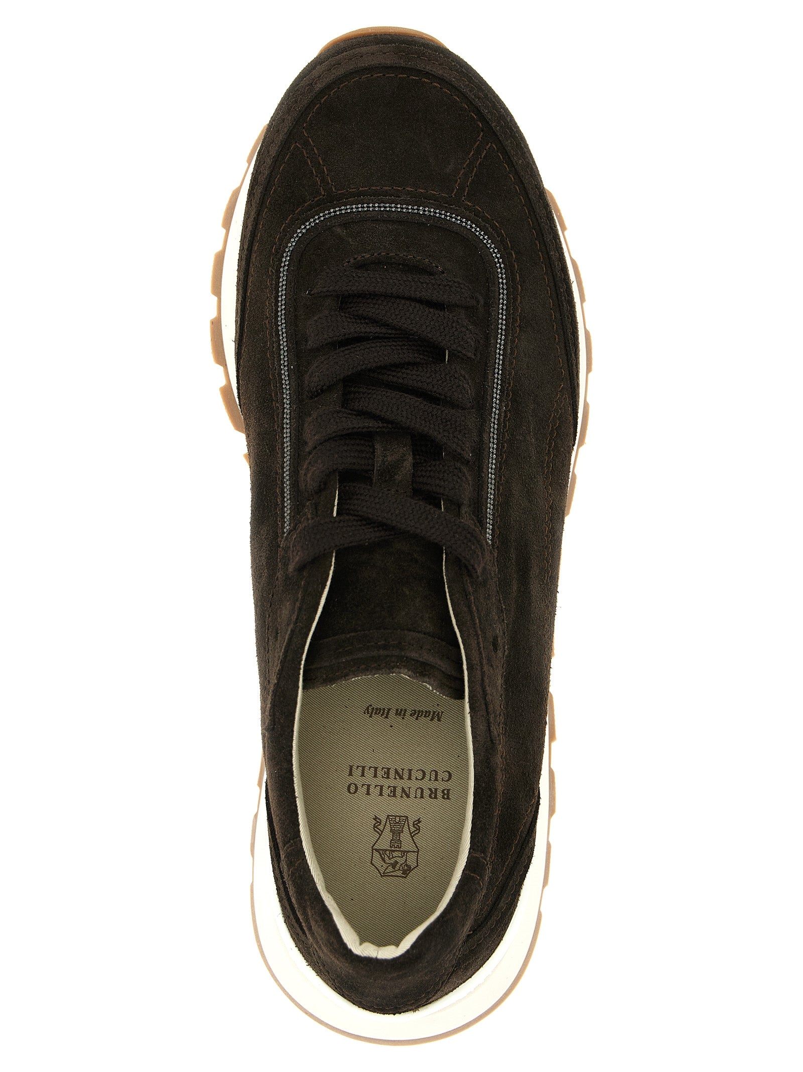 Brunello Cucinelli 'Monile' Suede Sneakers