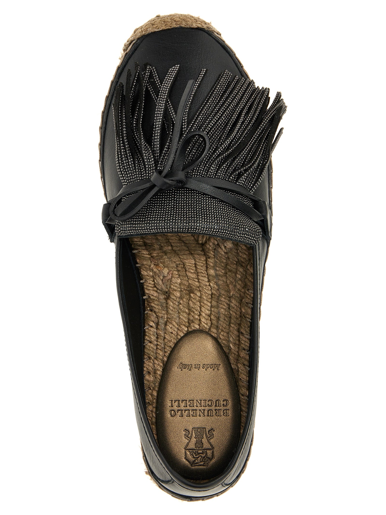 Brunello Cucinelli Ramile Fringed Espadrilles