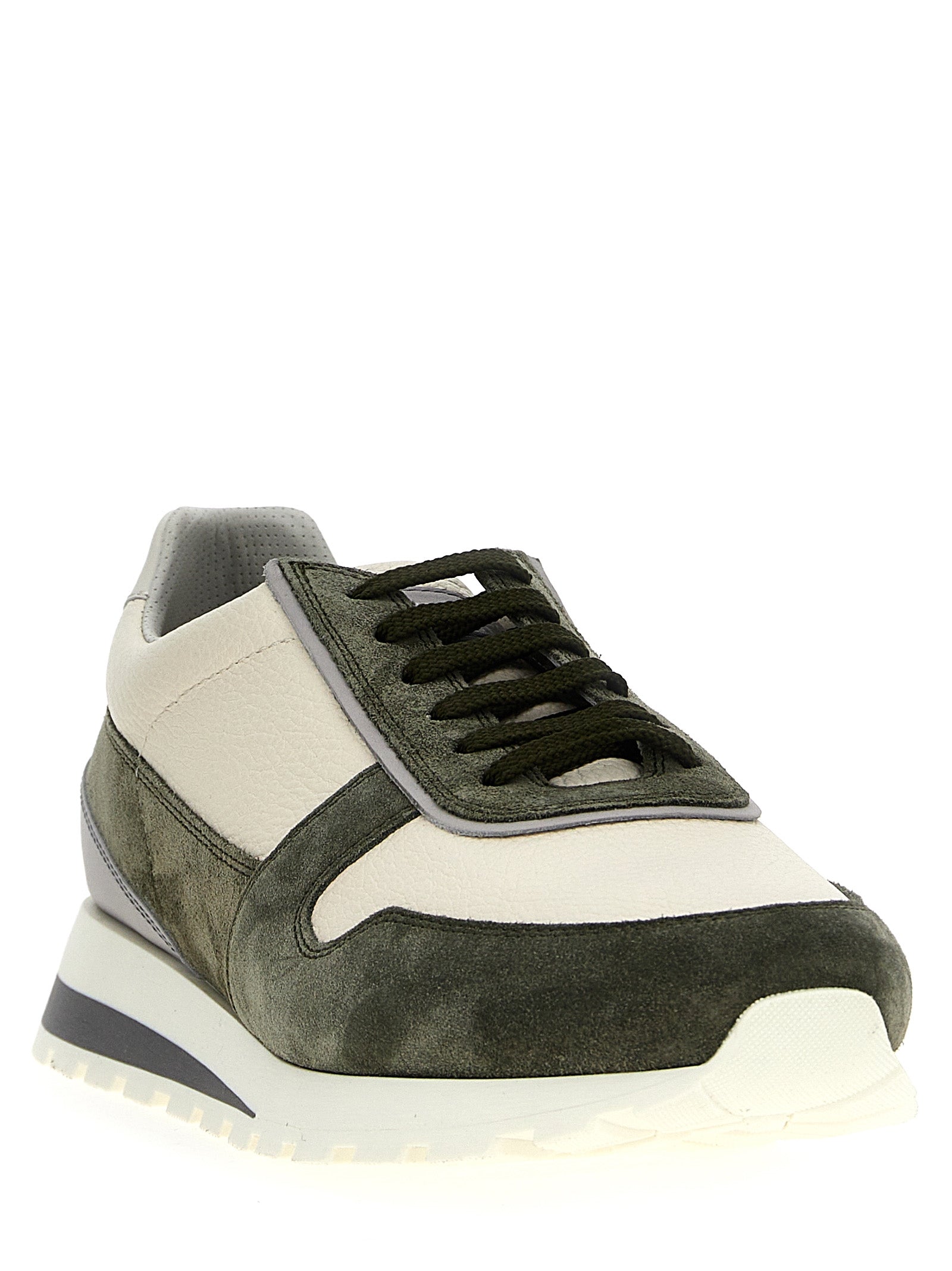 Brunello Cucinelli Suede Leather Sneakers