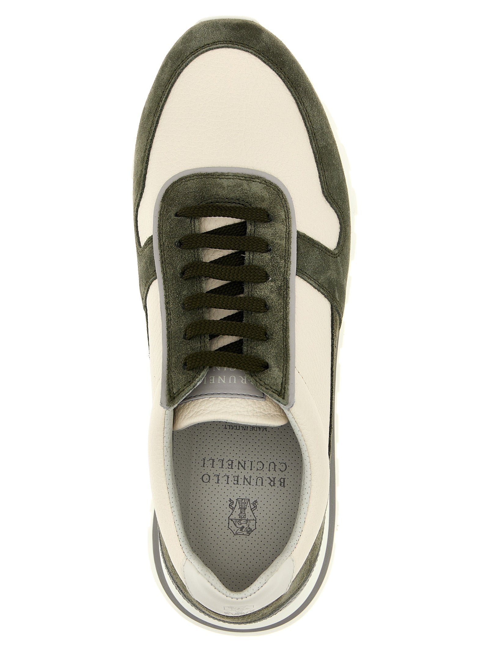 Brunello Cucinelli Suede Leather Sneakers