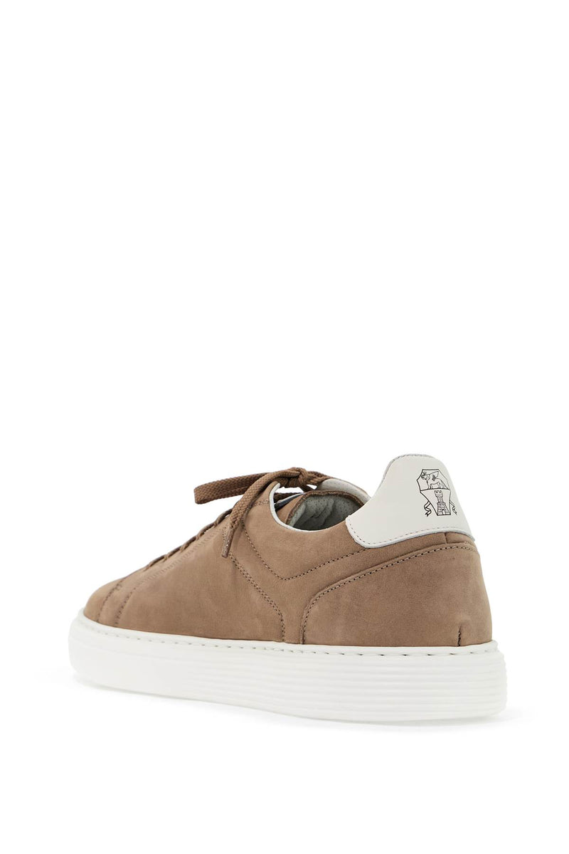 Brunello Cucinelli Nubuck Sneakers Beige