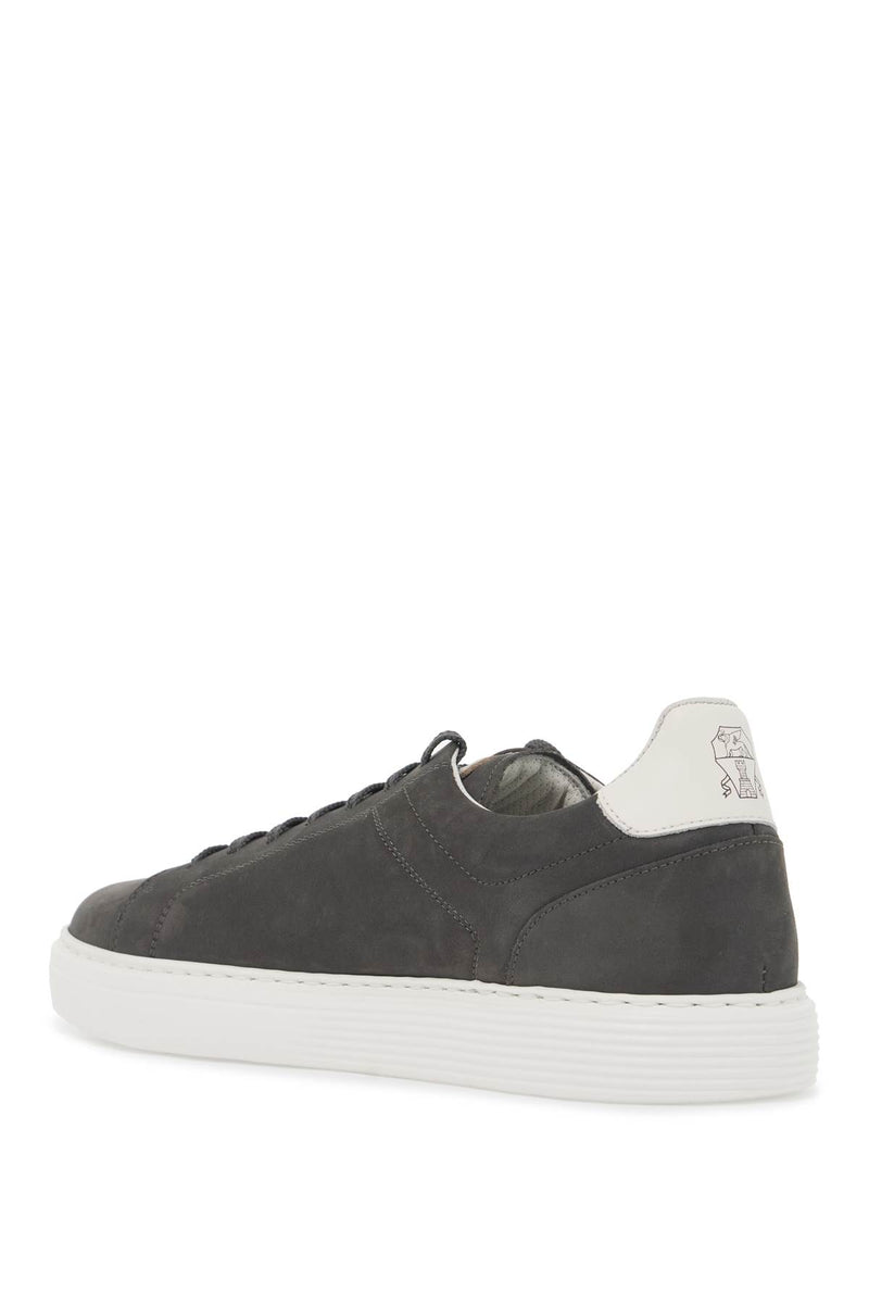 Brunello Cucinelli Nubuck Sneakers Grey