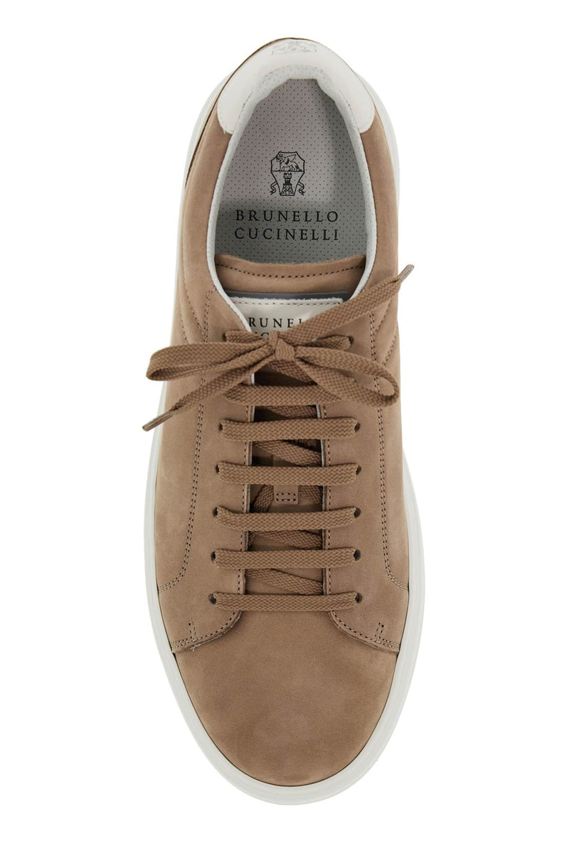 Brunello Cucinelli Nubuck Sneakers Beige