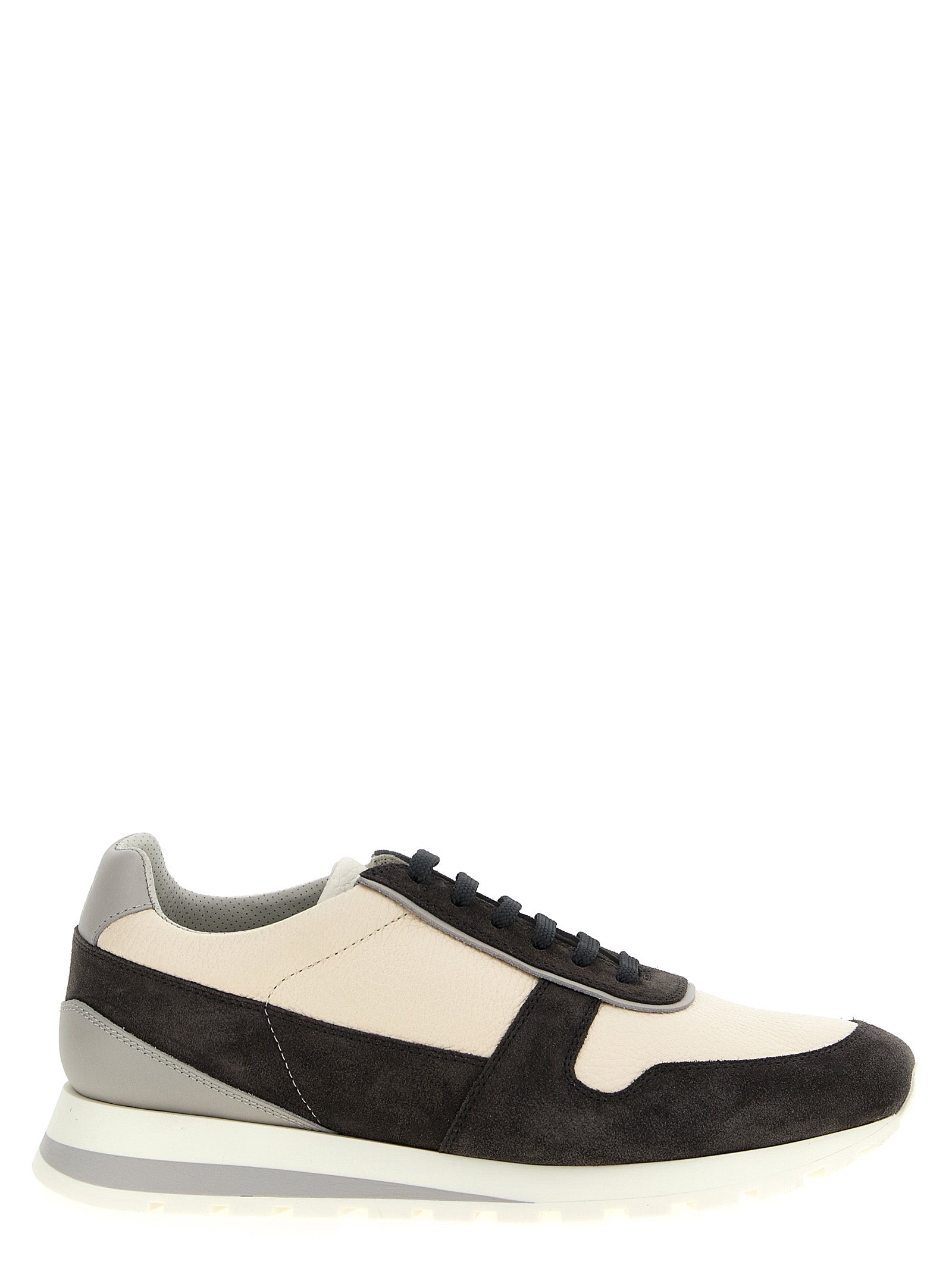 Brunello Cucinelli Leather Suede Sneakers