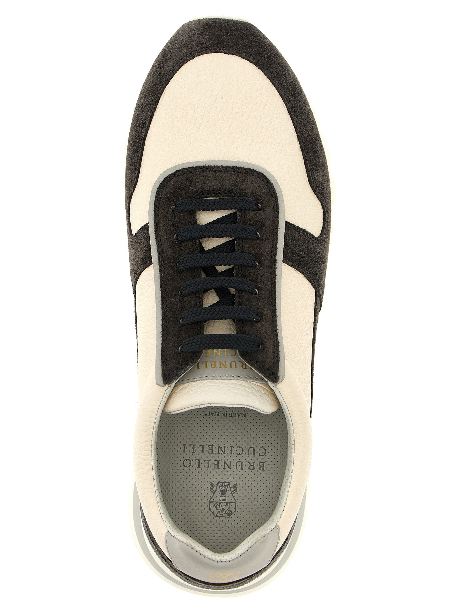Brunello Cucinelli Leather Suede Sneakers