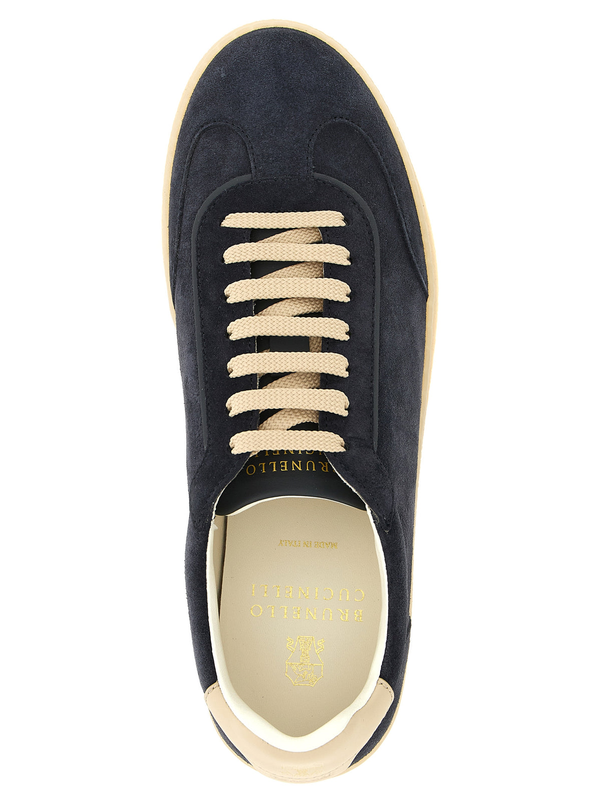 Brunello Cucinelli Blue Suede Sneakers