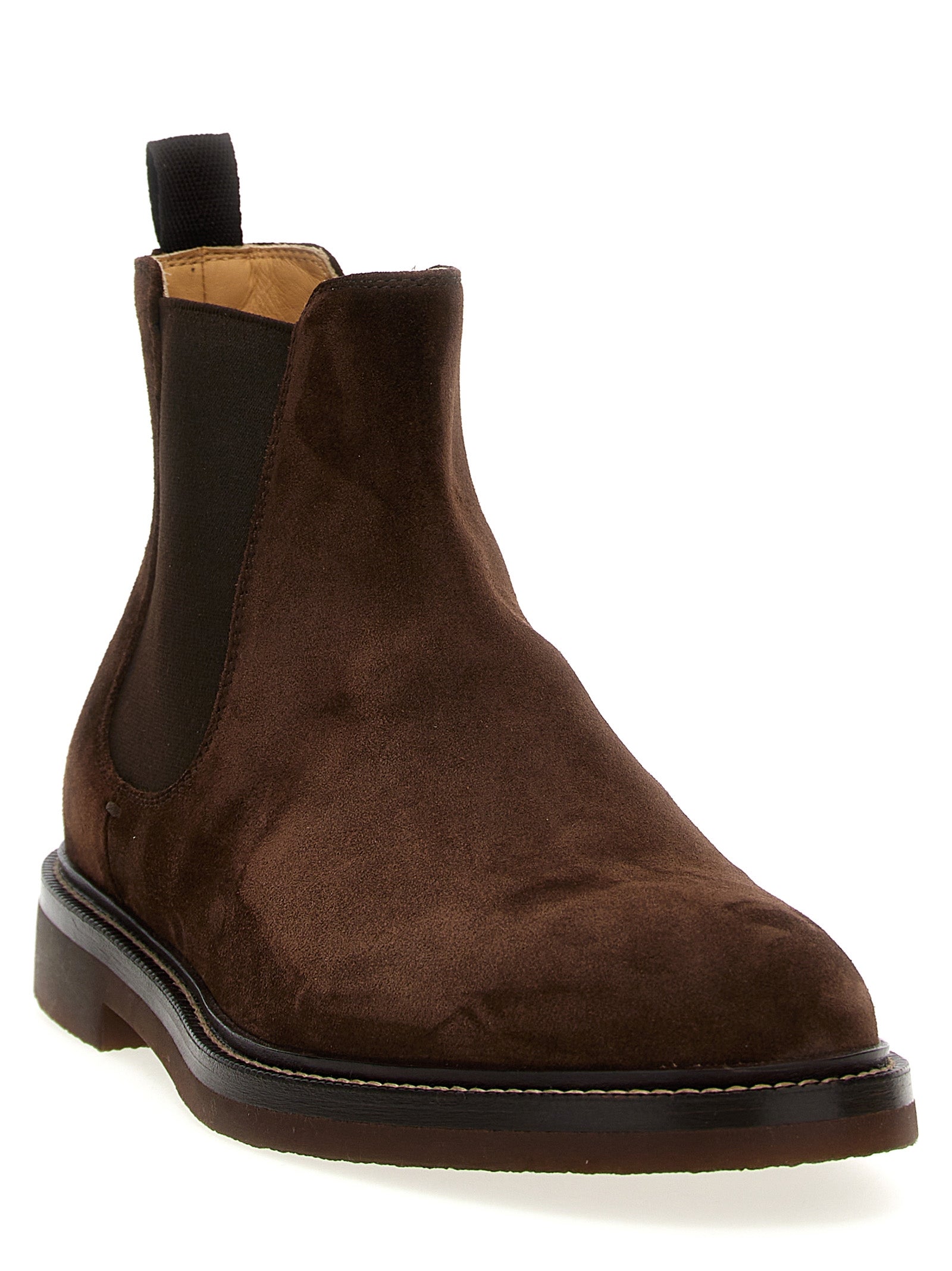 Brunello Cucinelli Suede Ankle Boots