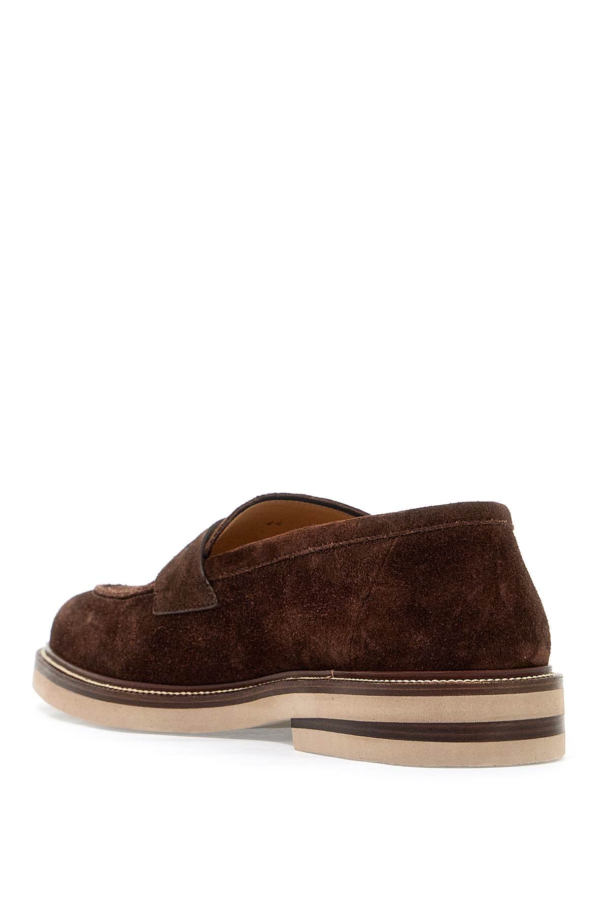 Brunello Cucinelli Suede Loaf Brown