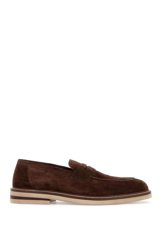 Brunello Cucinelli Suede Loaf Brown