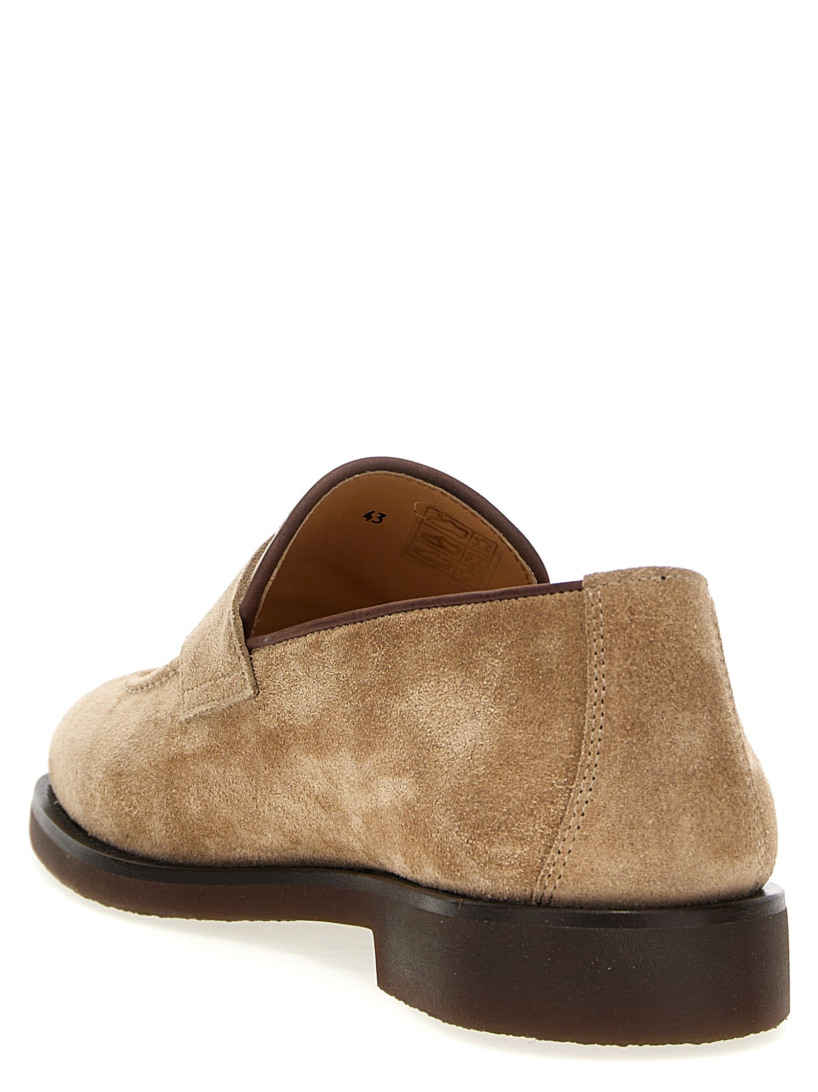 Brunello Cucinelli Suede Loafers