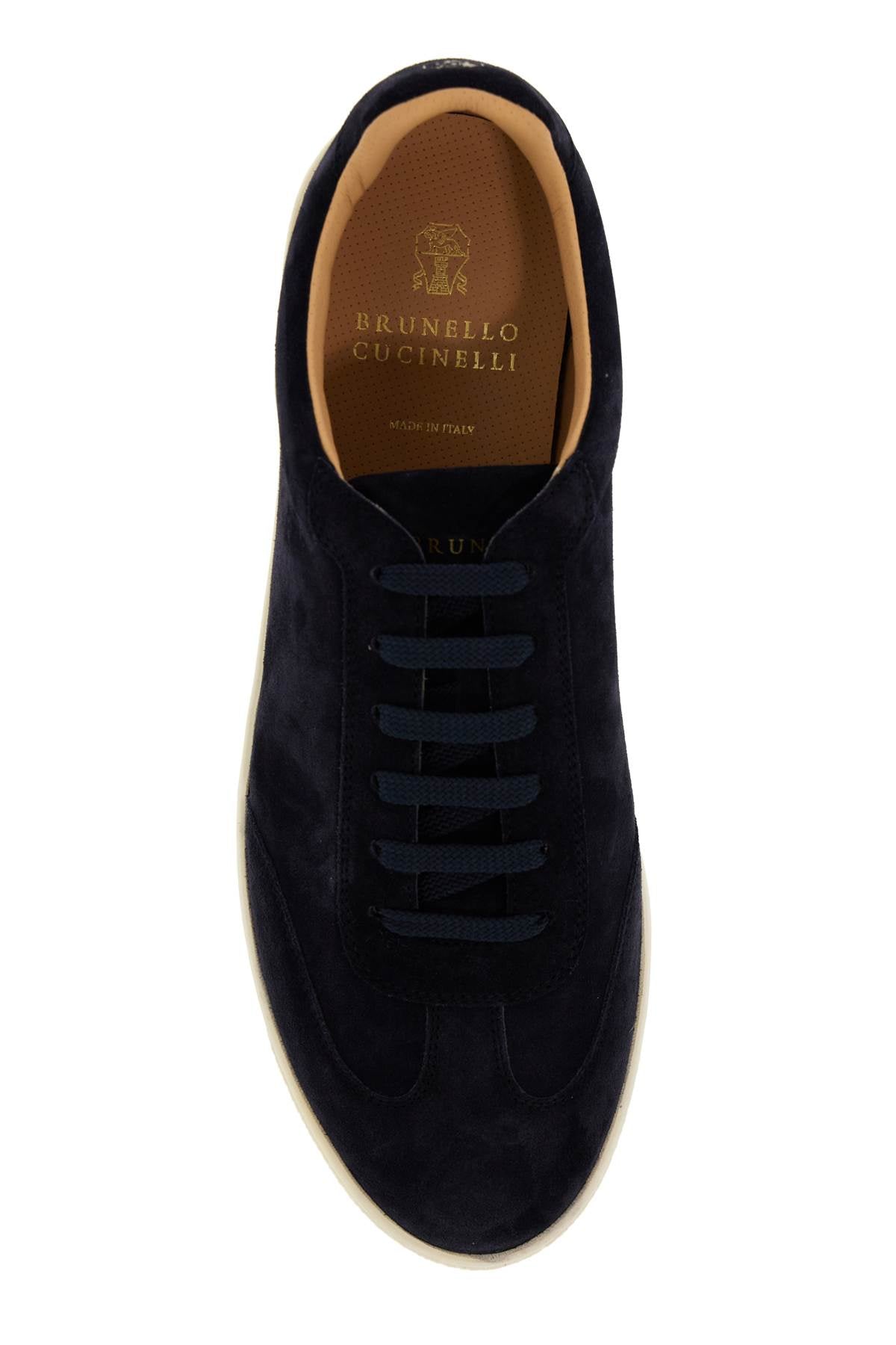 Brunello Cucinelli Suede Sneakers In Six