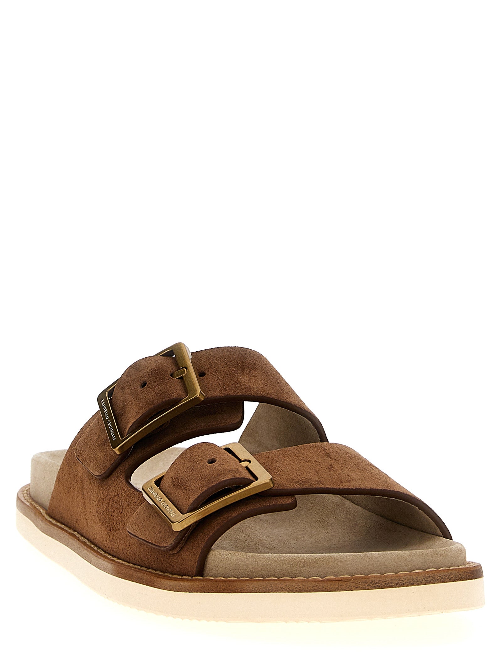 Brunello Cucinelli Suede Sandals