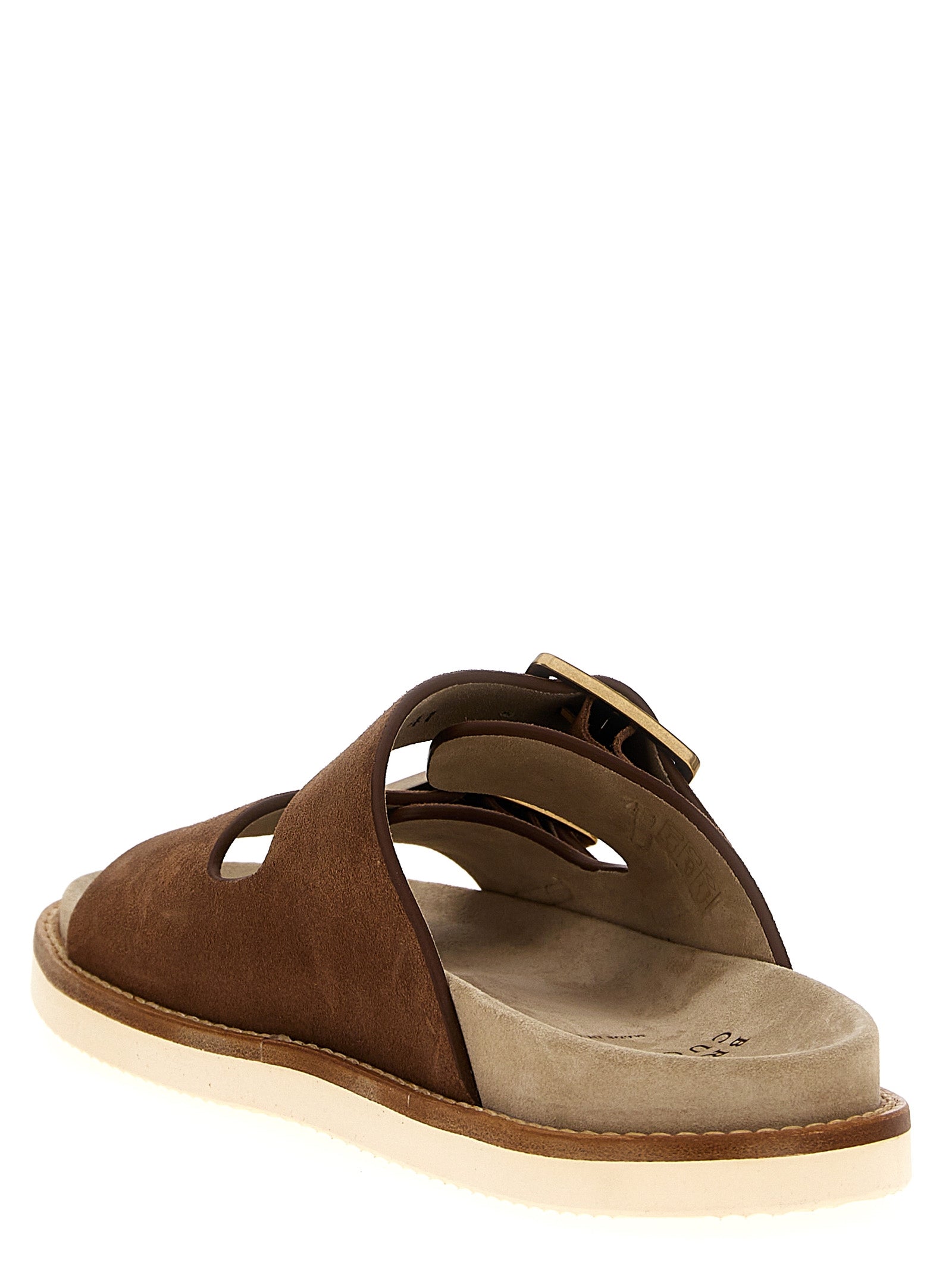 Brunello Cucinelli Suede Sandals