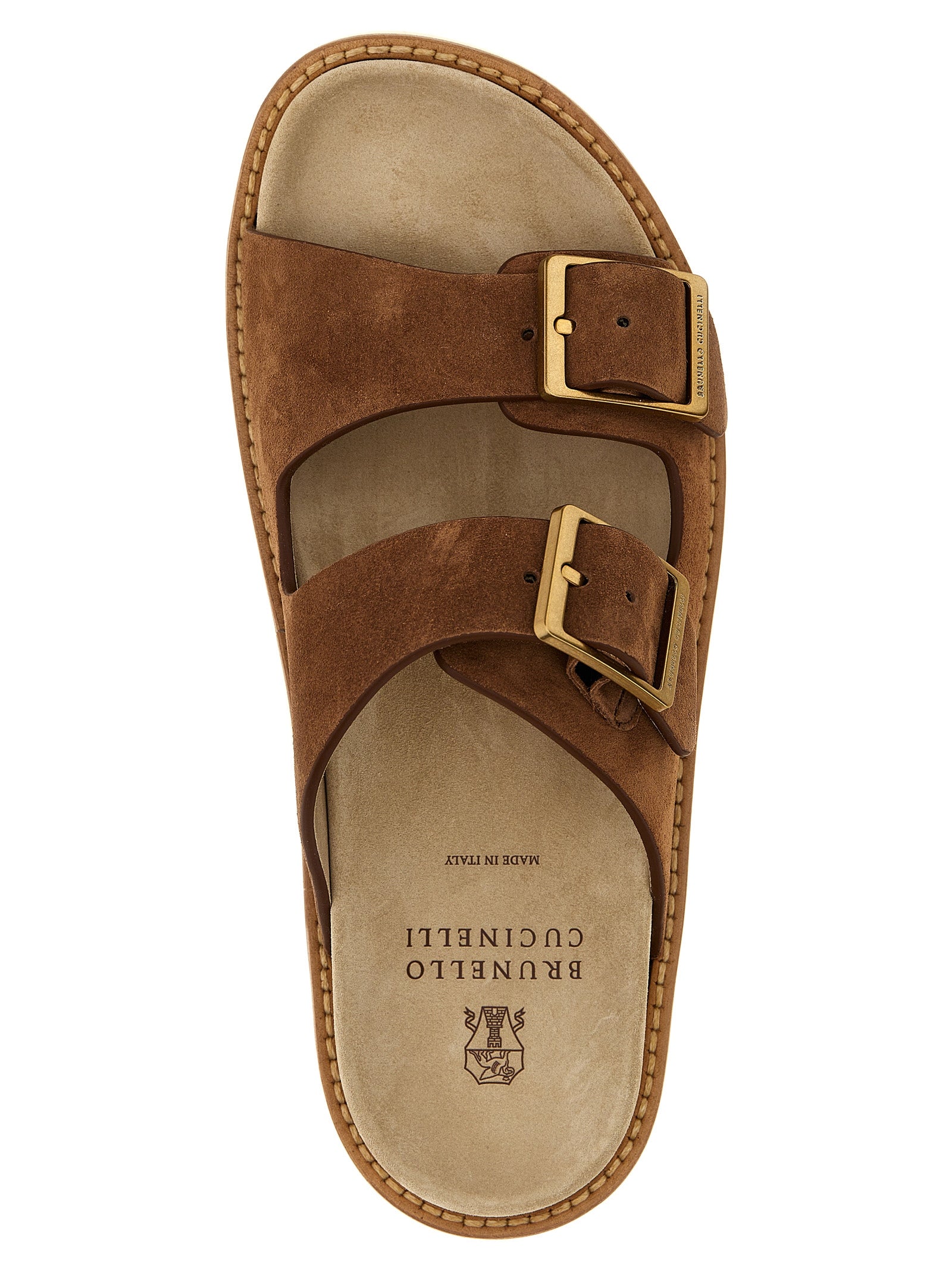 Brunello Cucinelli Suede Sandals