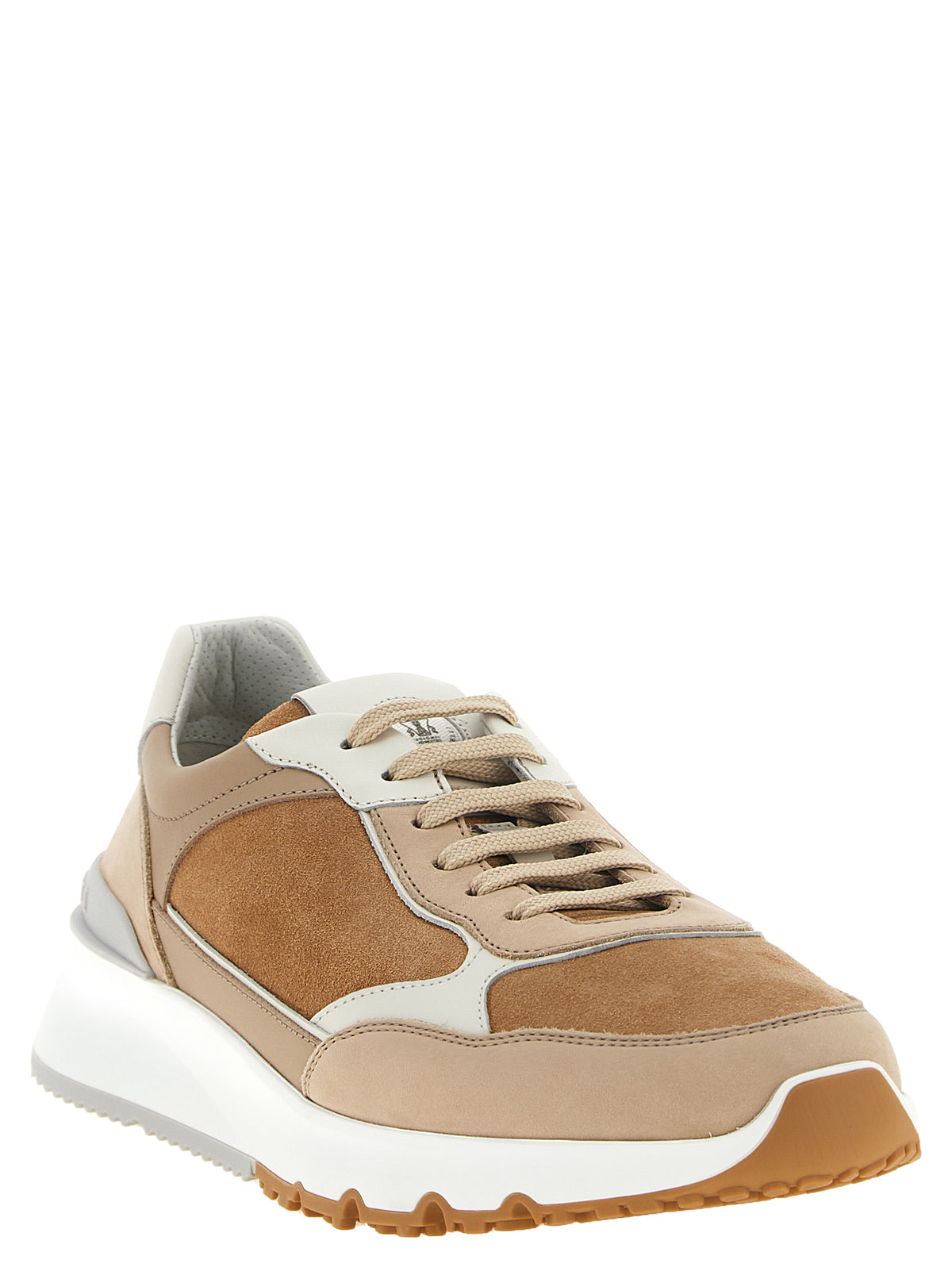 Brunello Cucinelli Beige 'Runners' Sneakers