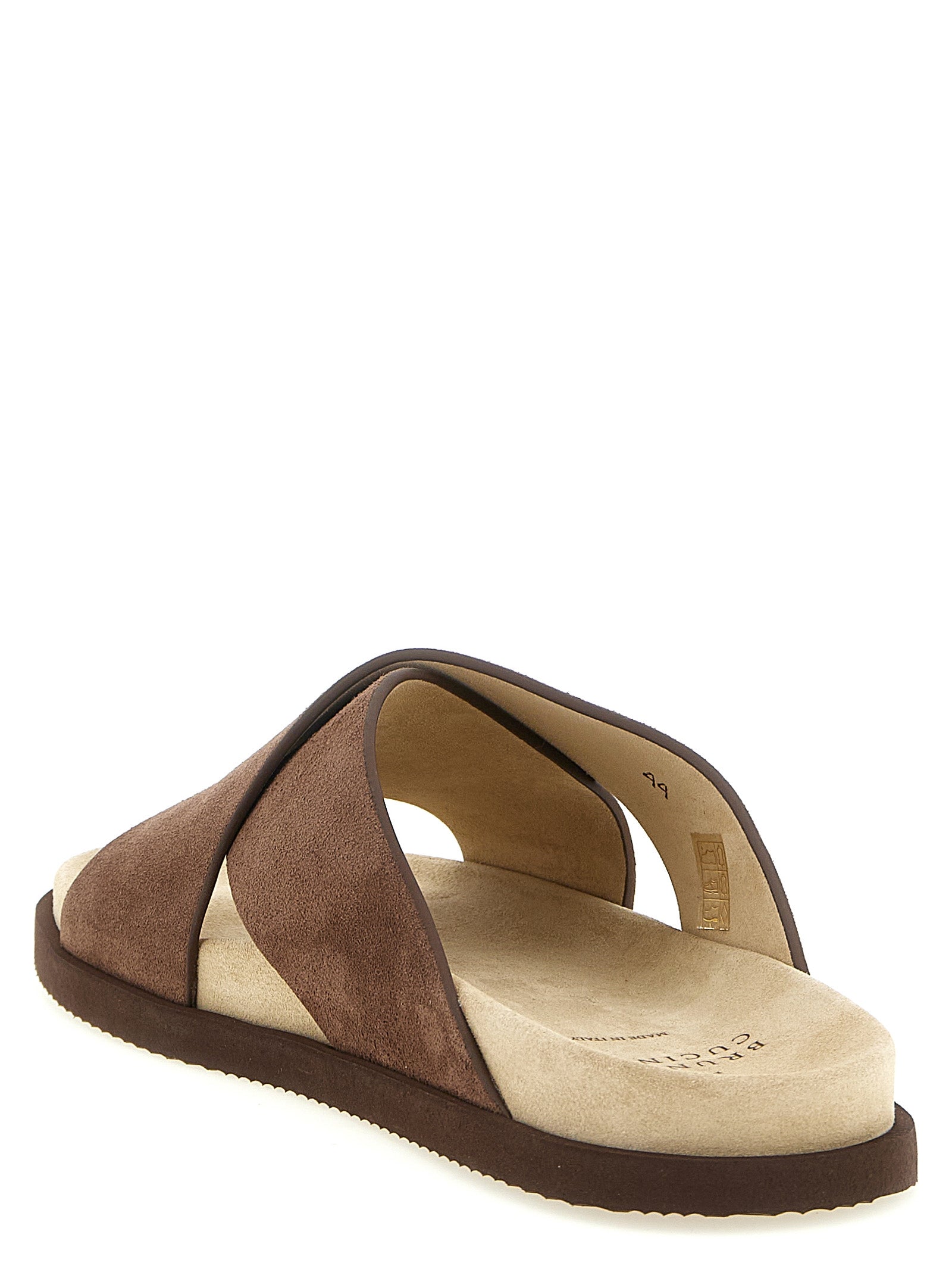Brunello Cucinelli 'Crossover' Slides