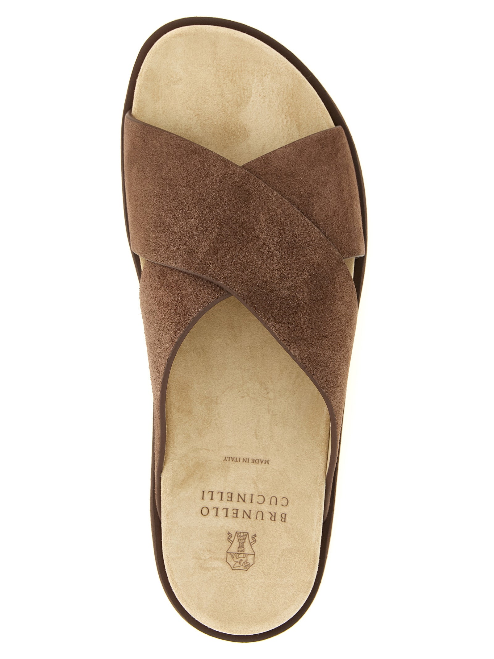 Brunello Cucinelli 'Crossover' Slides