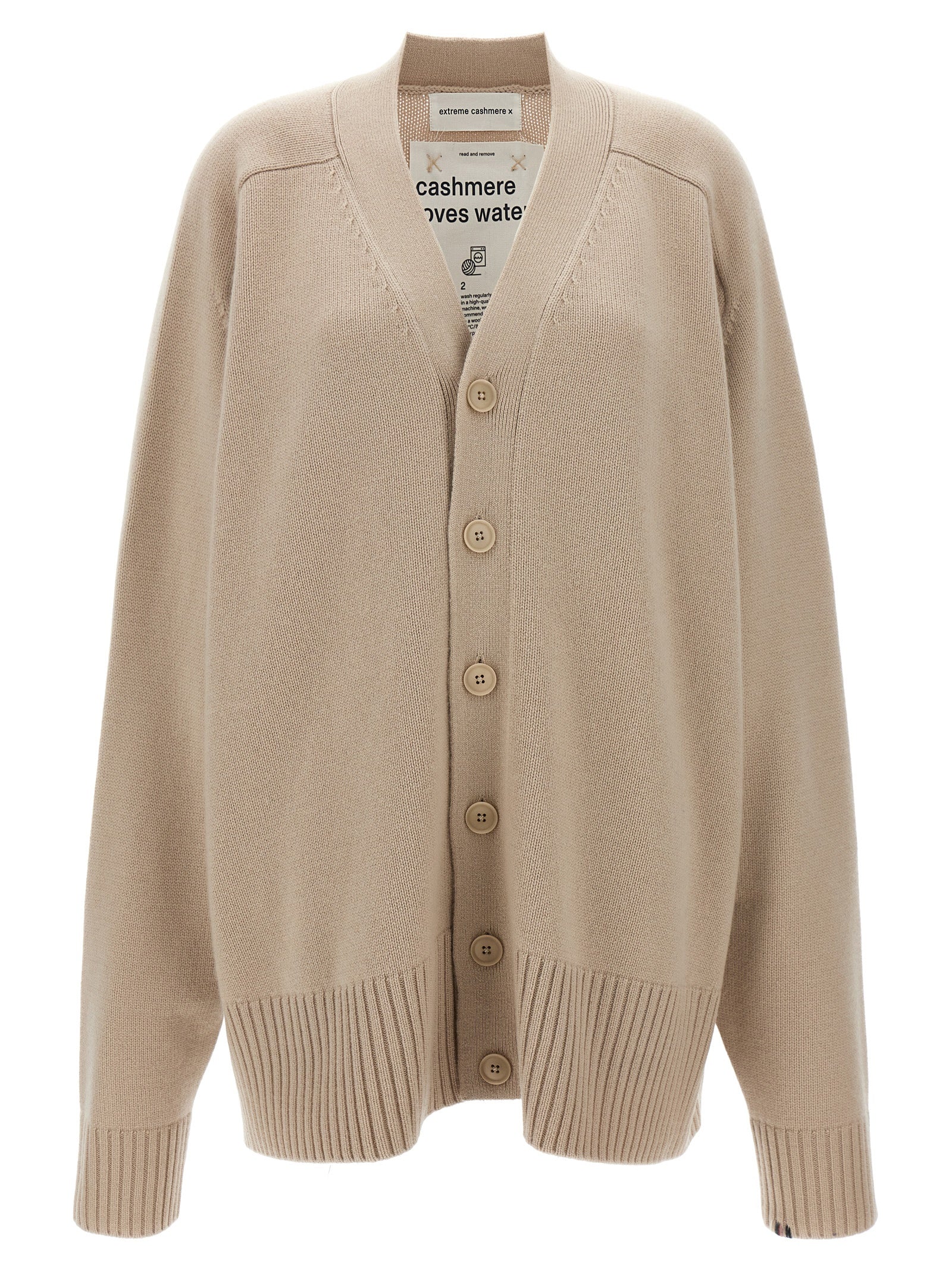 Extreme Cashmere 'N°378 Taurus Eggshell' Cardigan