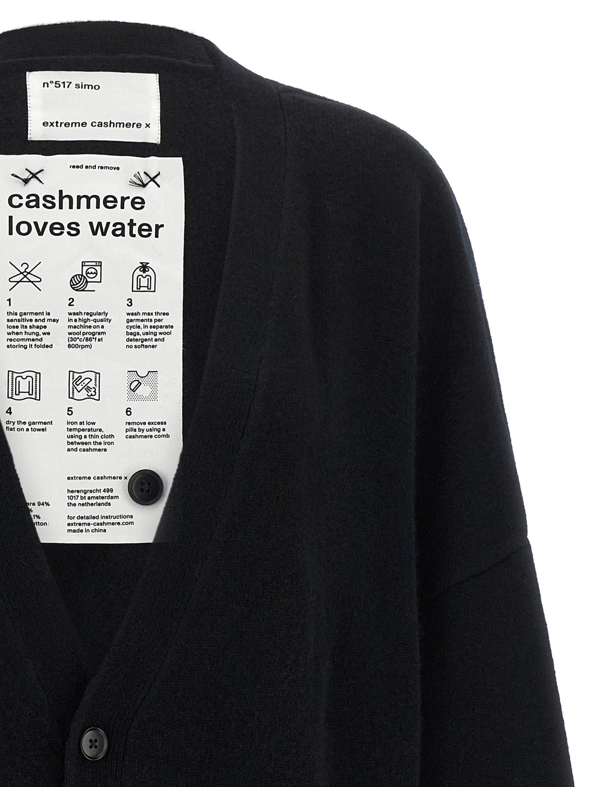 Extreme Cashmere 'N°517 Simo' Cardigan