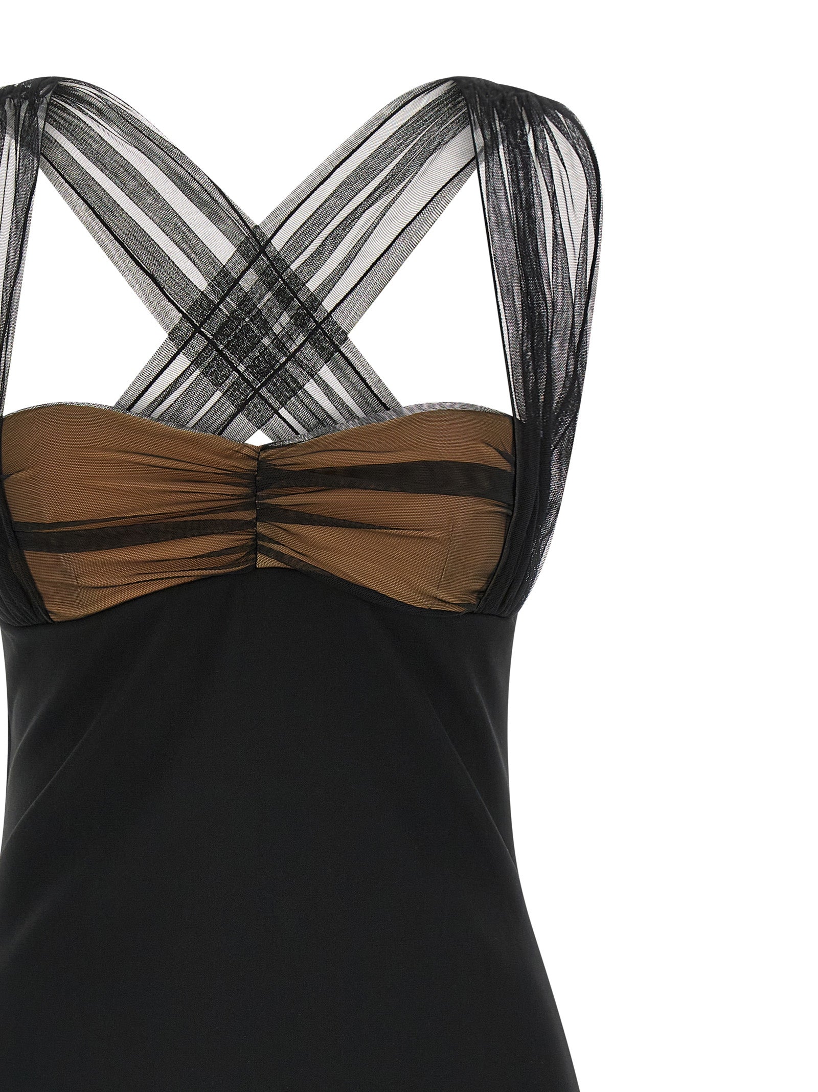 Nensi Dojaka 'Draped Padded Cup Mini' Dress