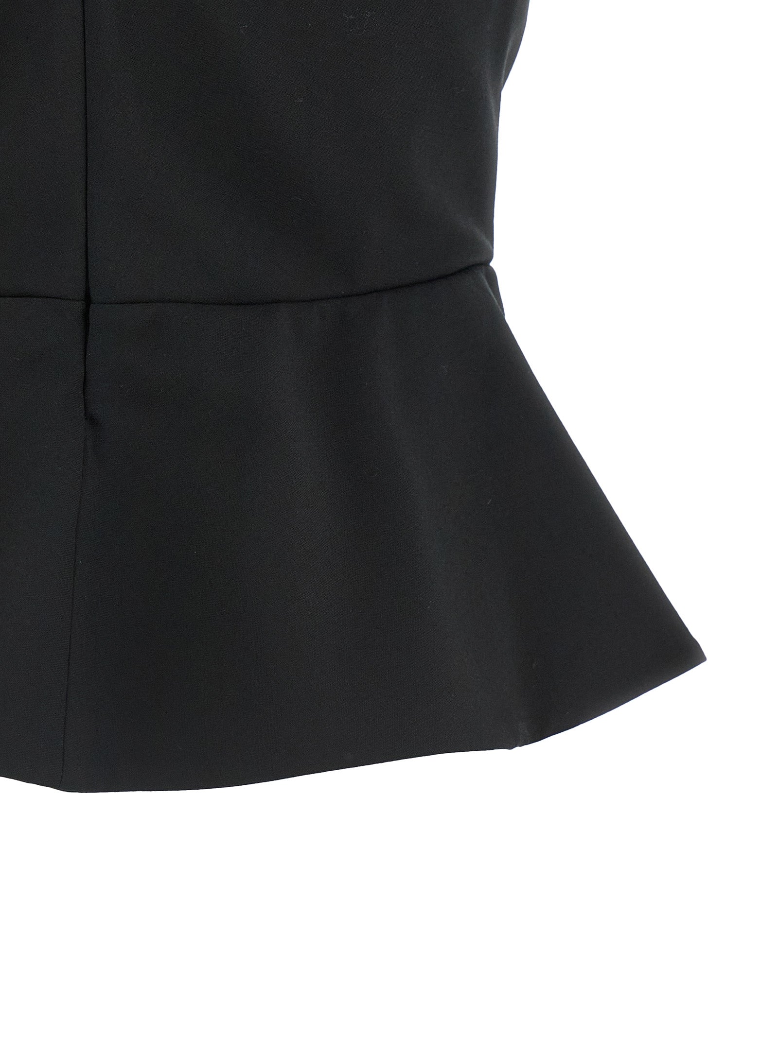 Nensi Dojaka 'Tailored Bustier With Sheer Neckline' Top