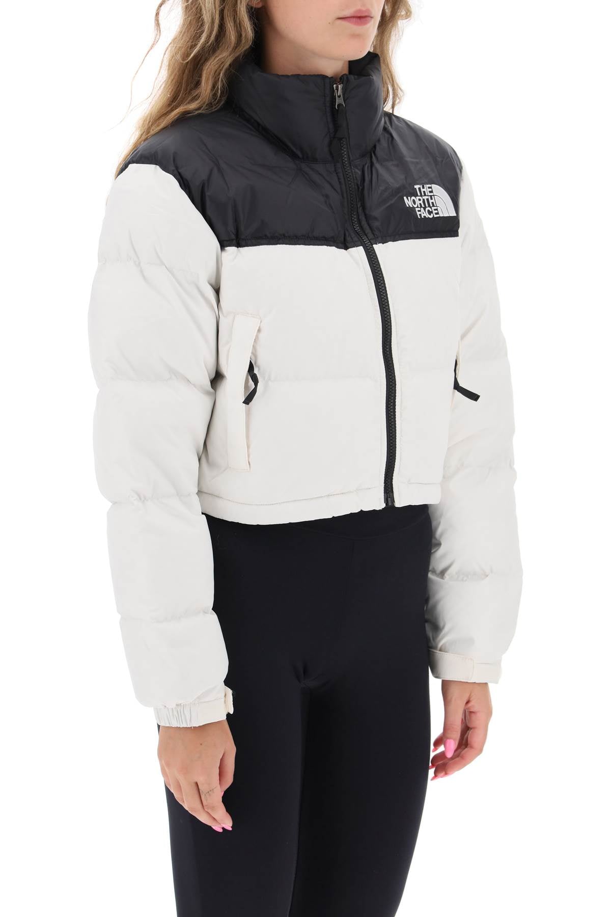 The North Face 'Nuptse' Cropped Down Jacket