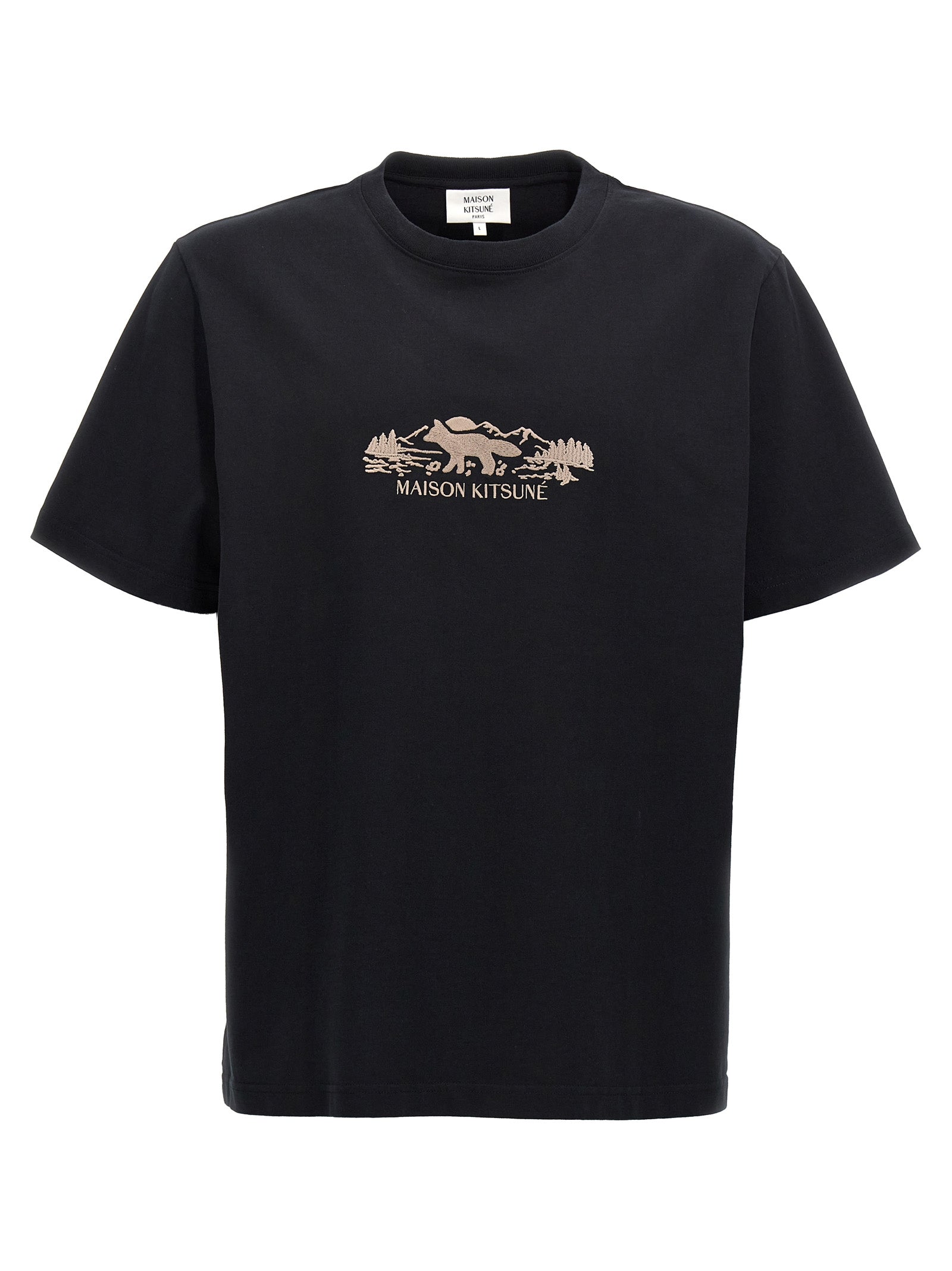 Maison Kitsune 'Outdoor Profile Fox' T-Shirt