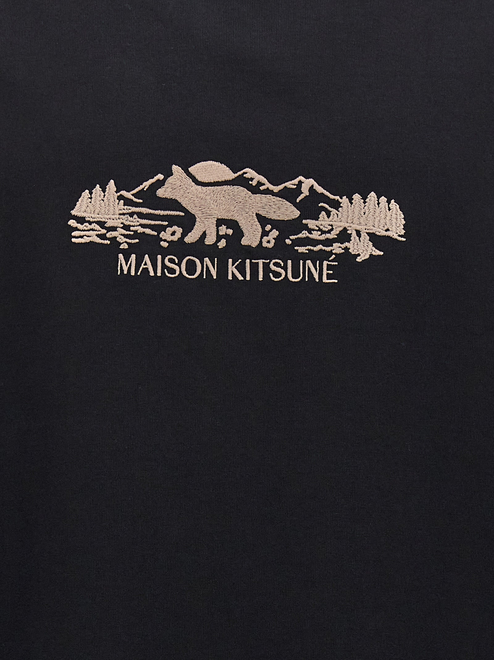 Maison Kitsune 'Outdoor Profile Fox' T-Shirt