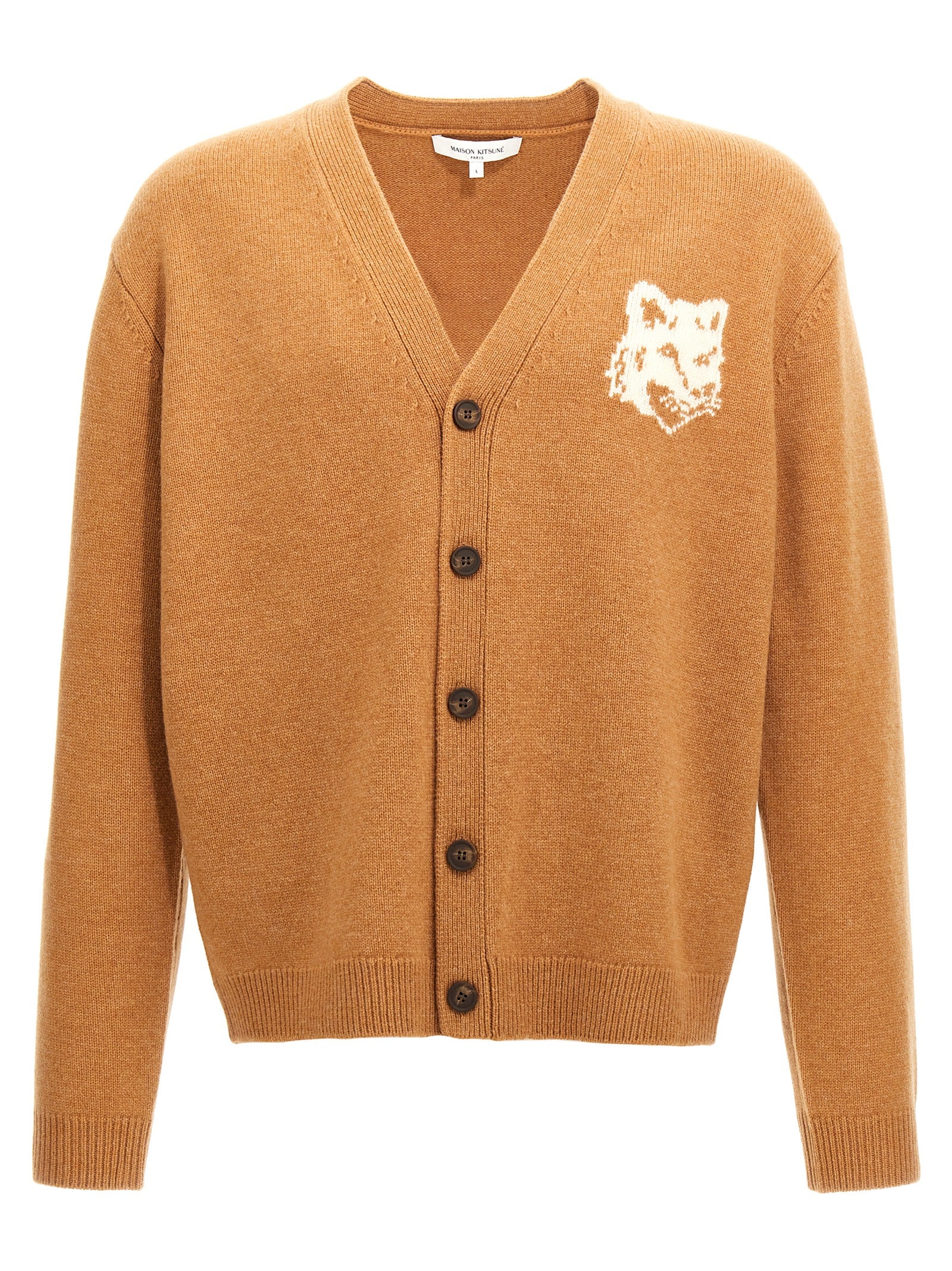 Maison Kitsune 'Fox Head' Cardigan