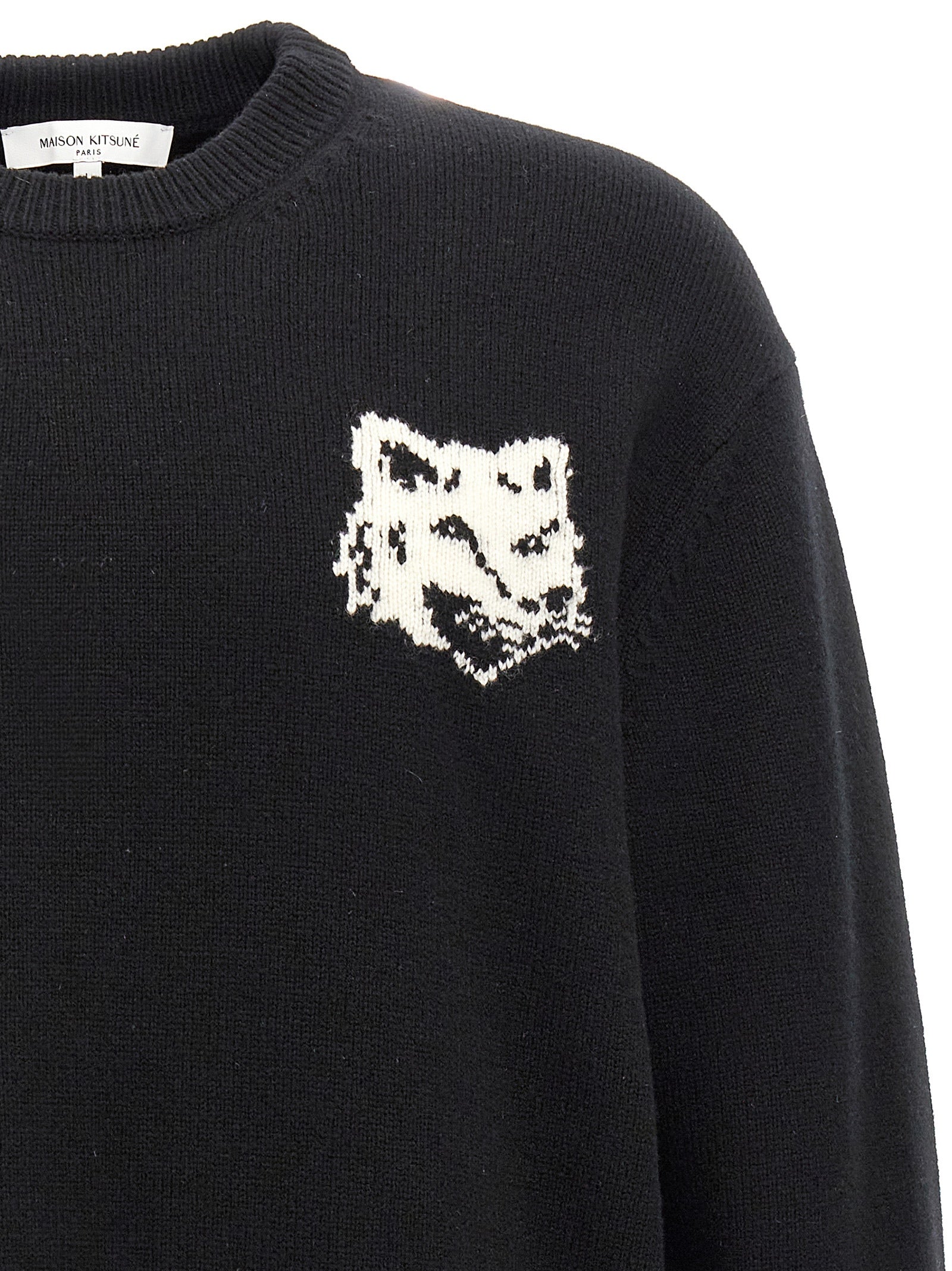 Maison Kitsune 'Fox Head' Sweater