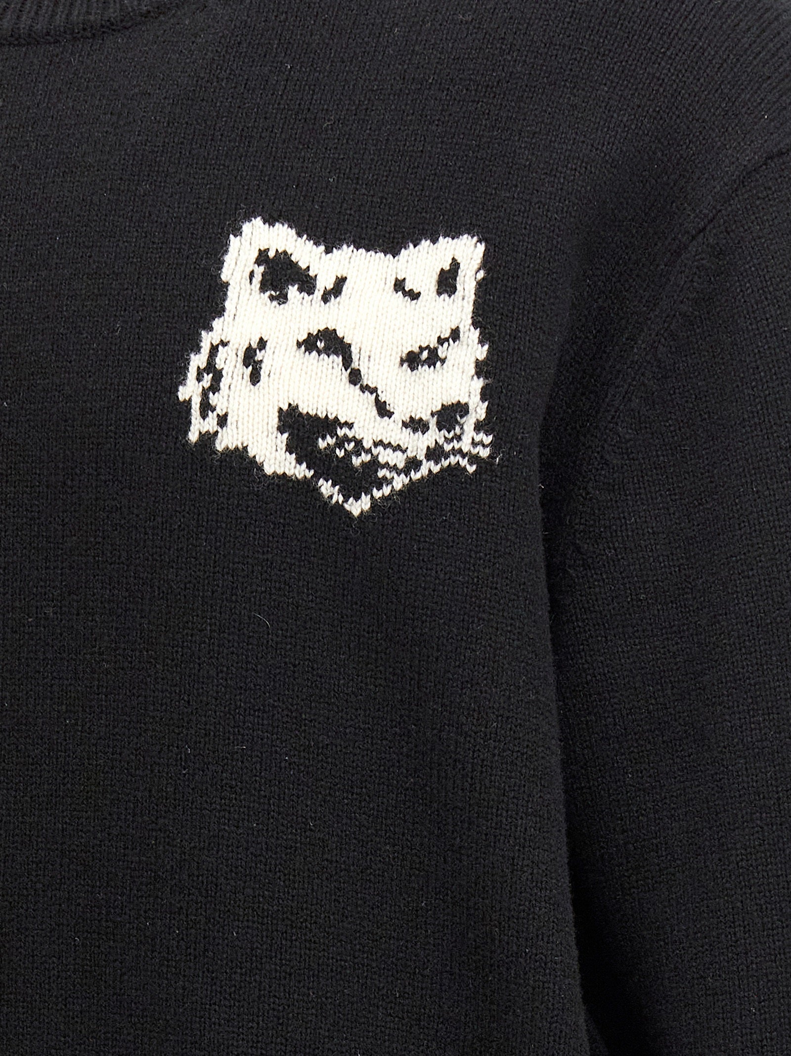 Maison Kitsune 'Fox Head' Sweater