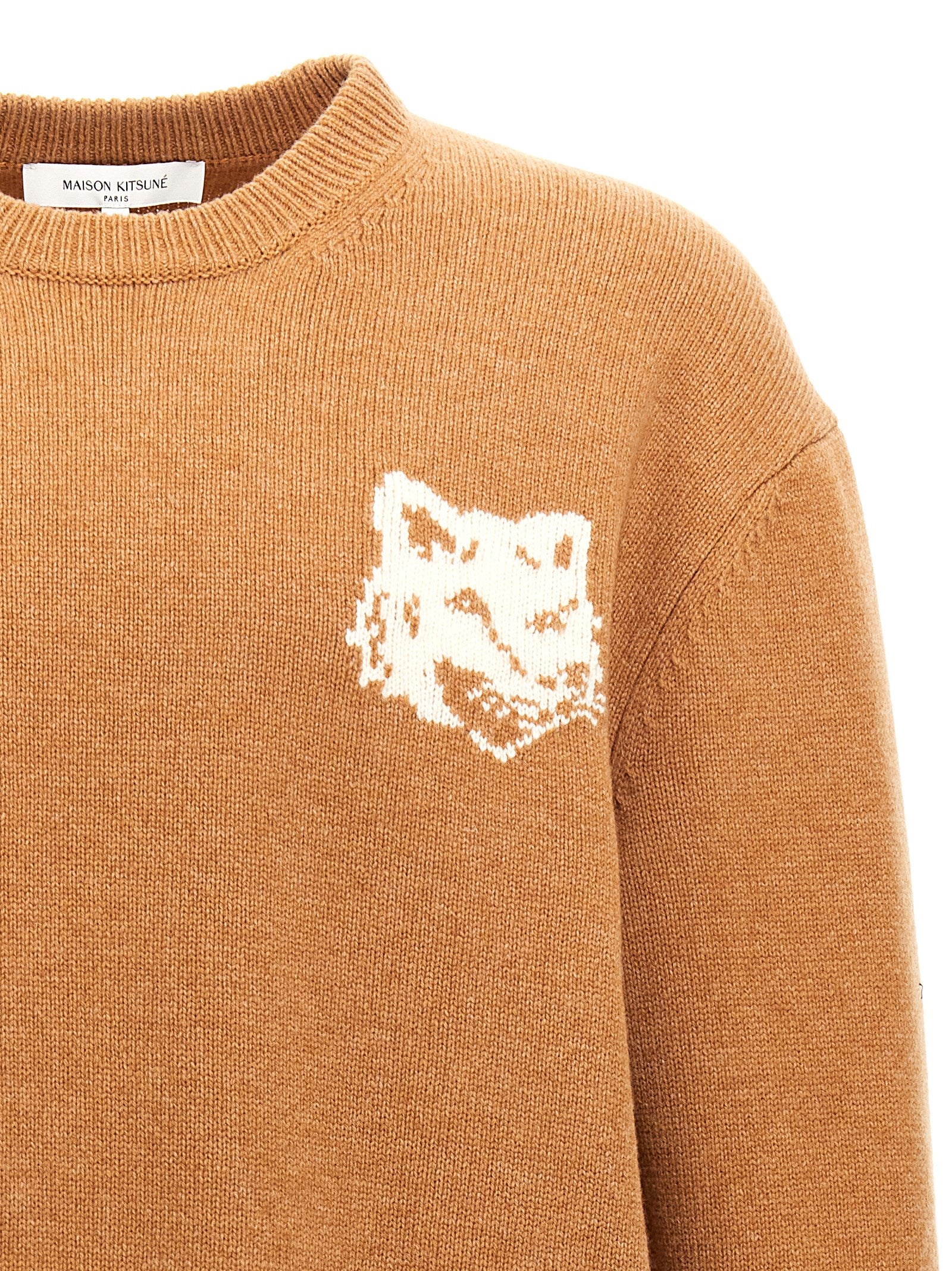 Maison Kitsune 'Fox Head' Sweater