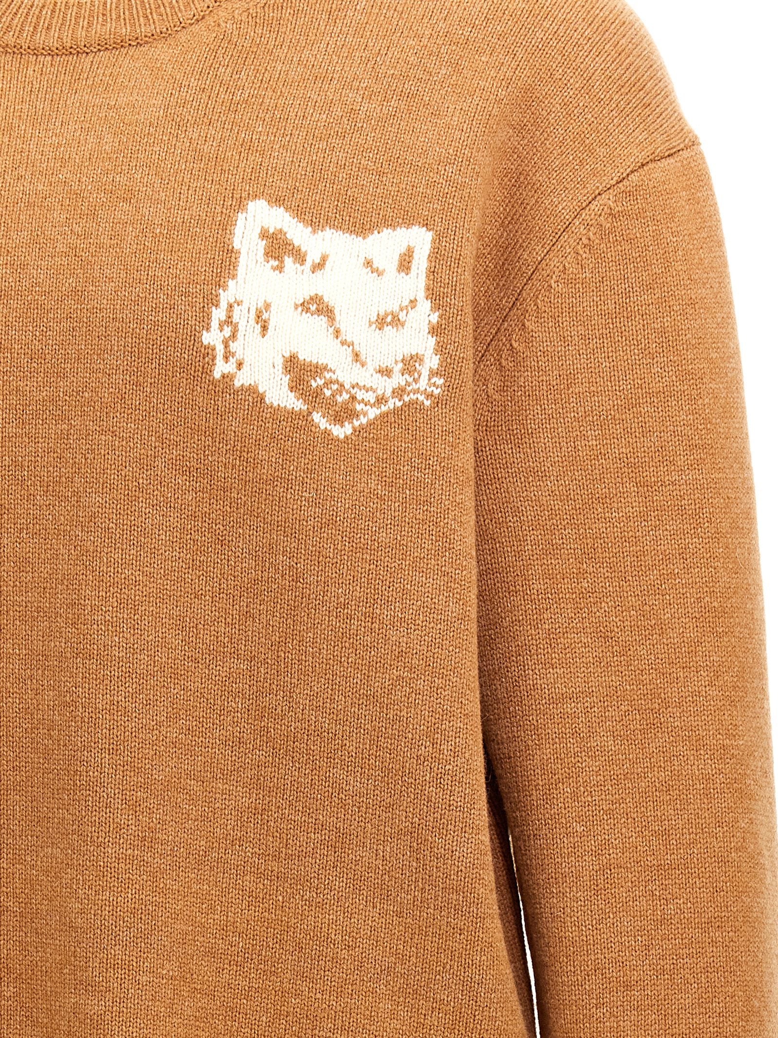 Maison Kitsune 'Fox Head' Sweater