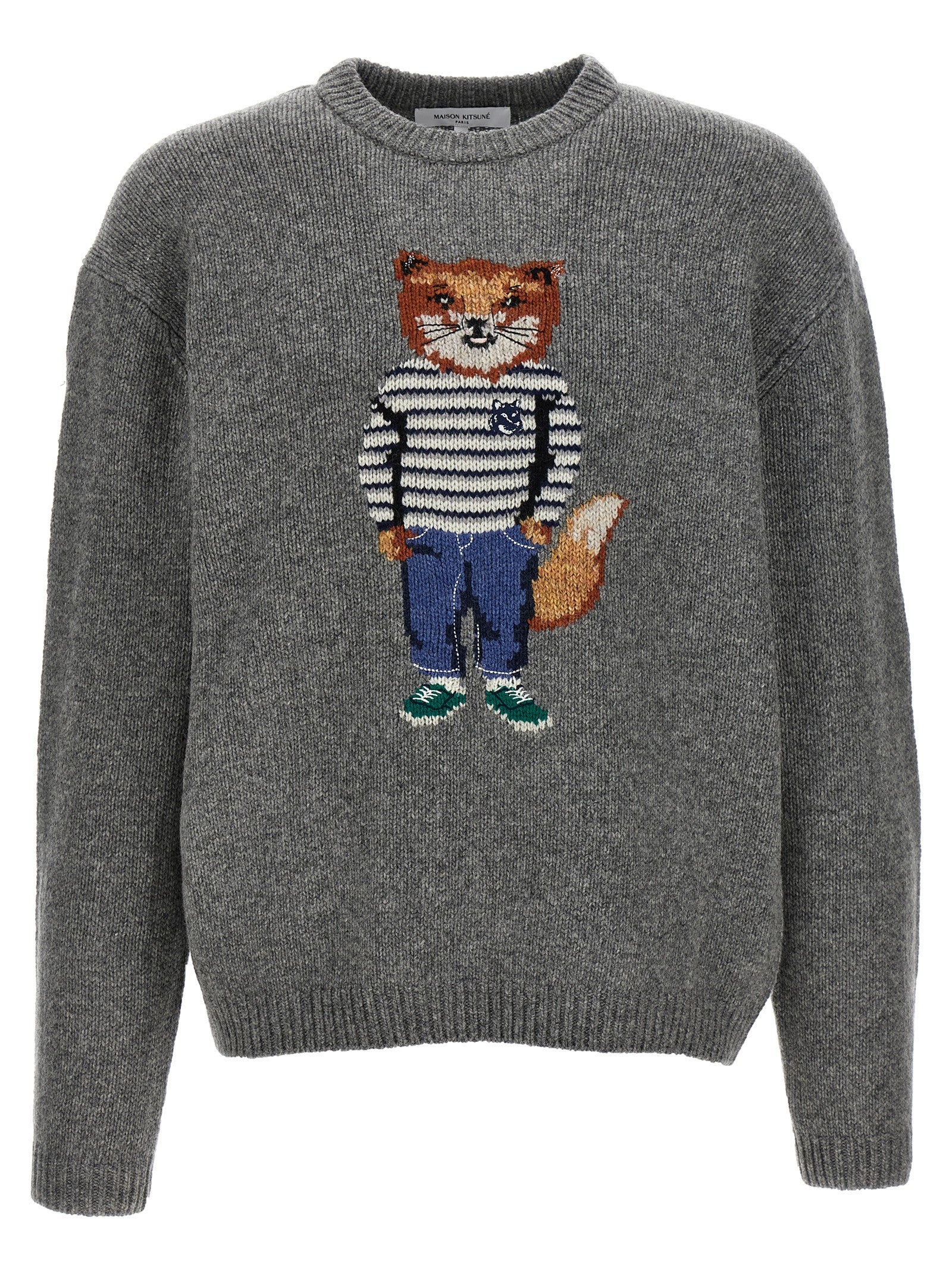 Maison Kitsune 'Fox Intarsia' Sweater