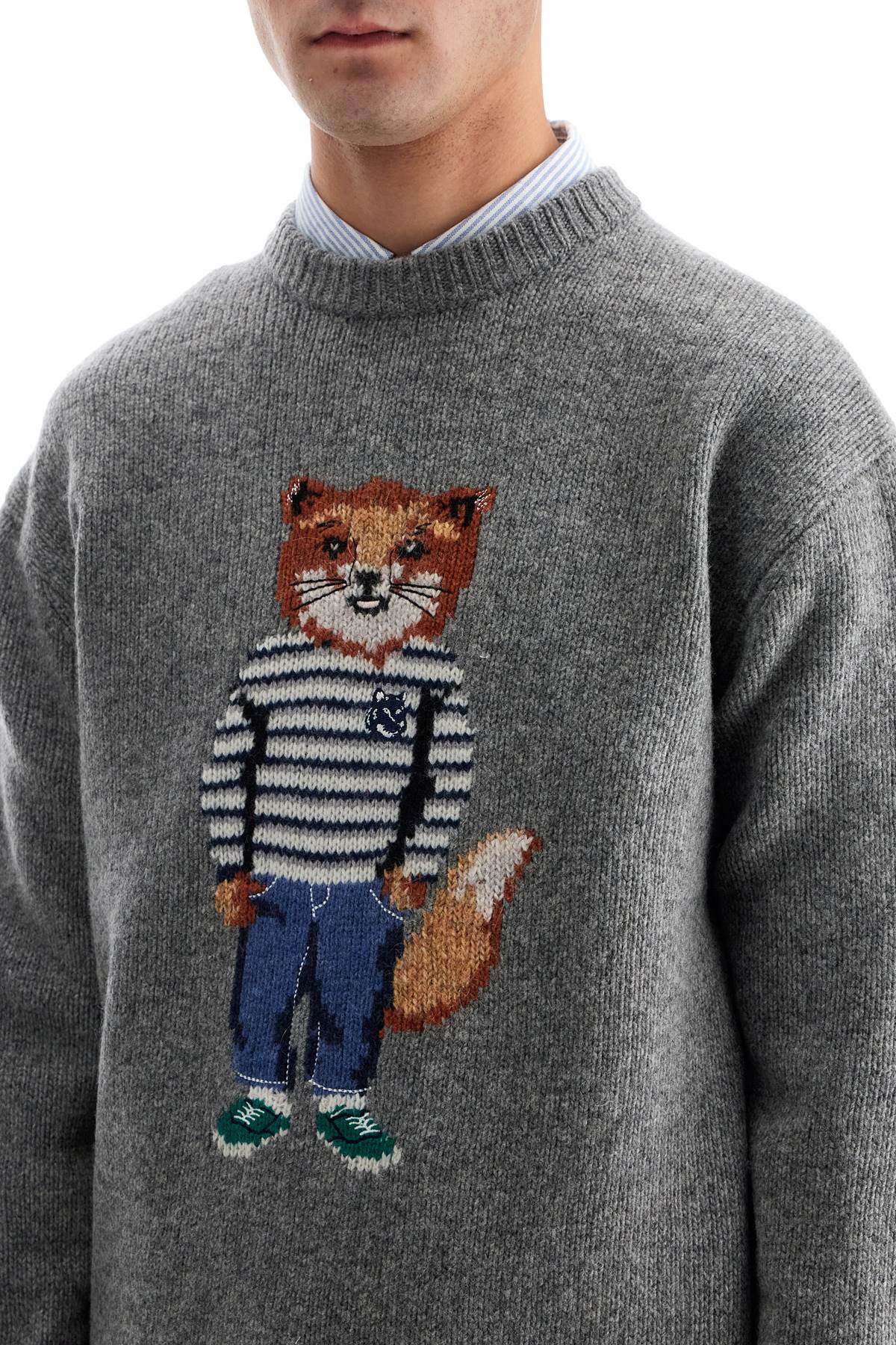 Maison Kitsune Sweater In Wool