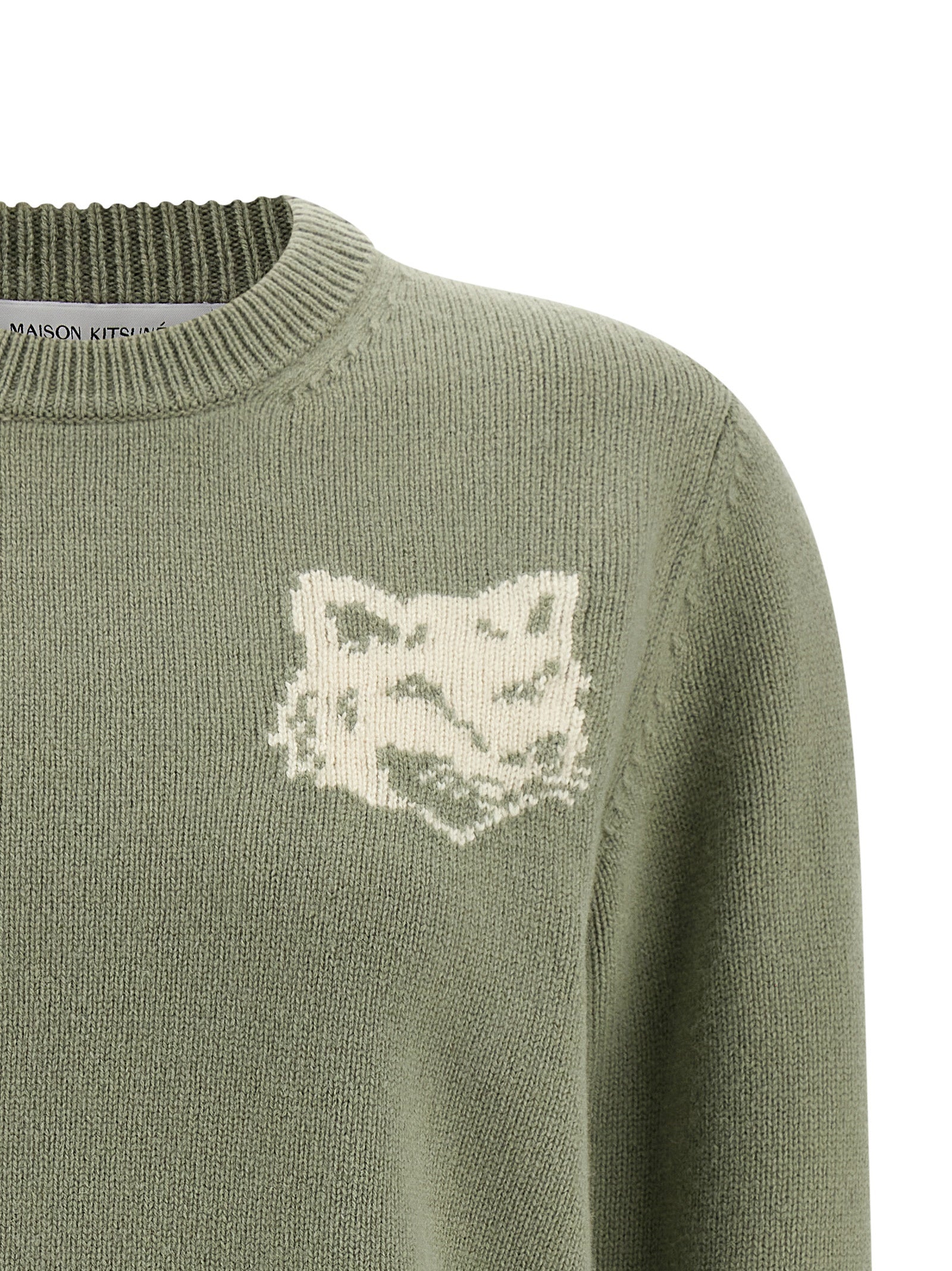 Maison Kitsune 'Fox Head' Sweater