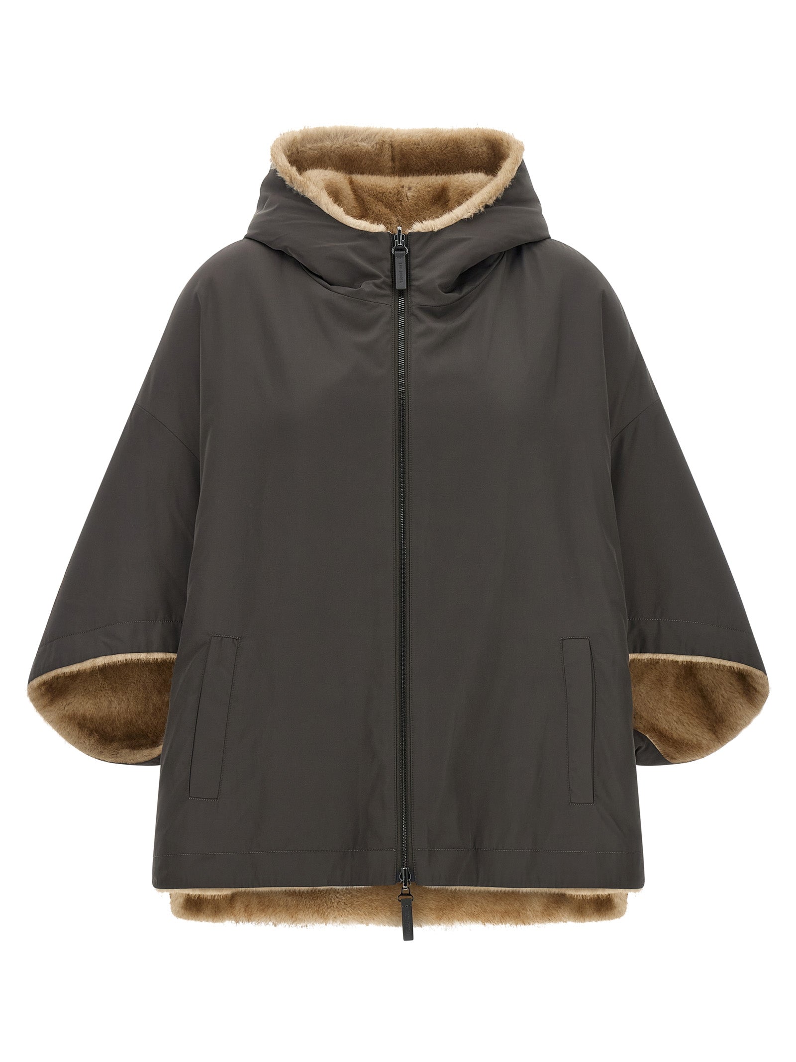Lou Andrea Reversible Cape With Hood