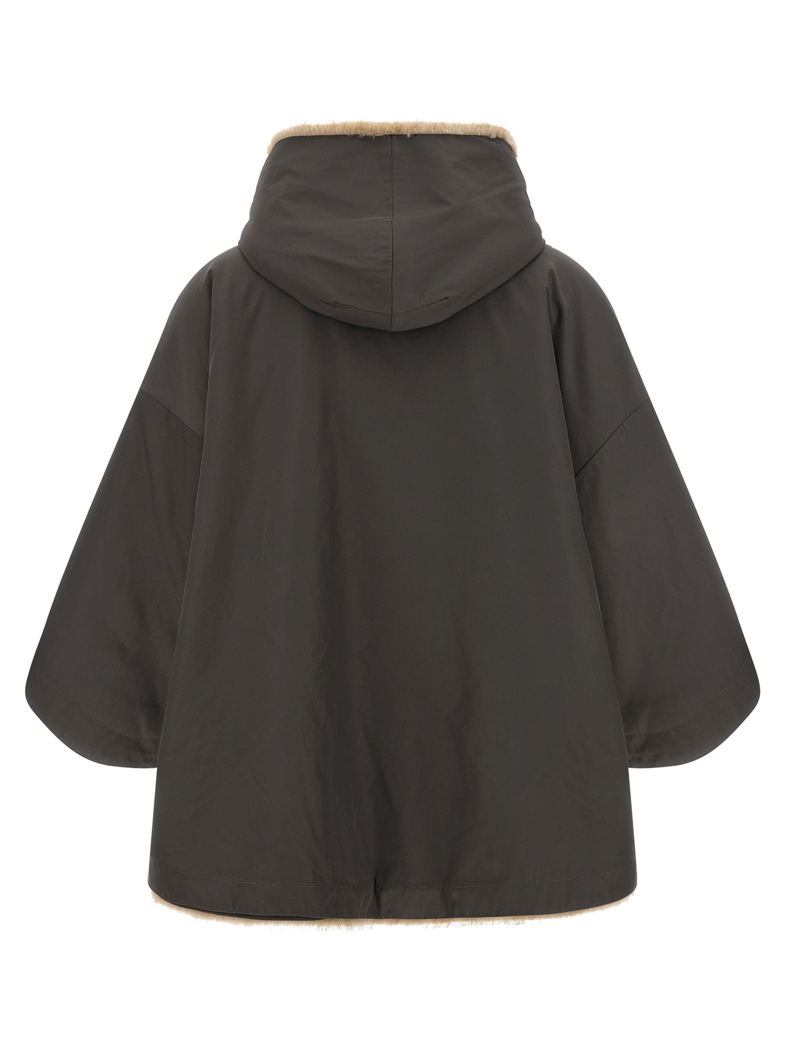 Lou Andrea Reversible Cape With Hood