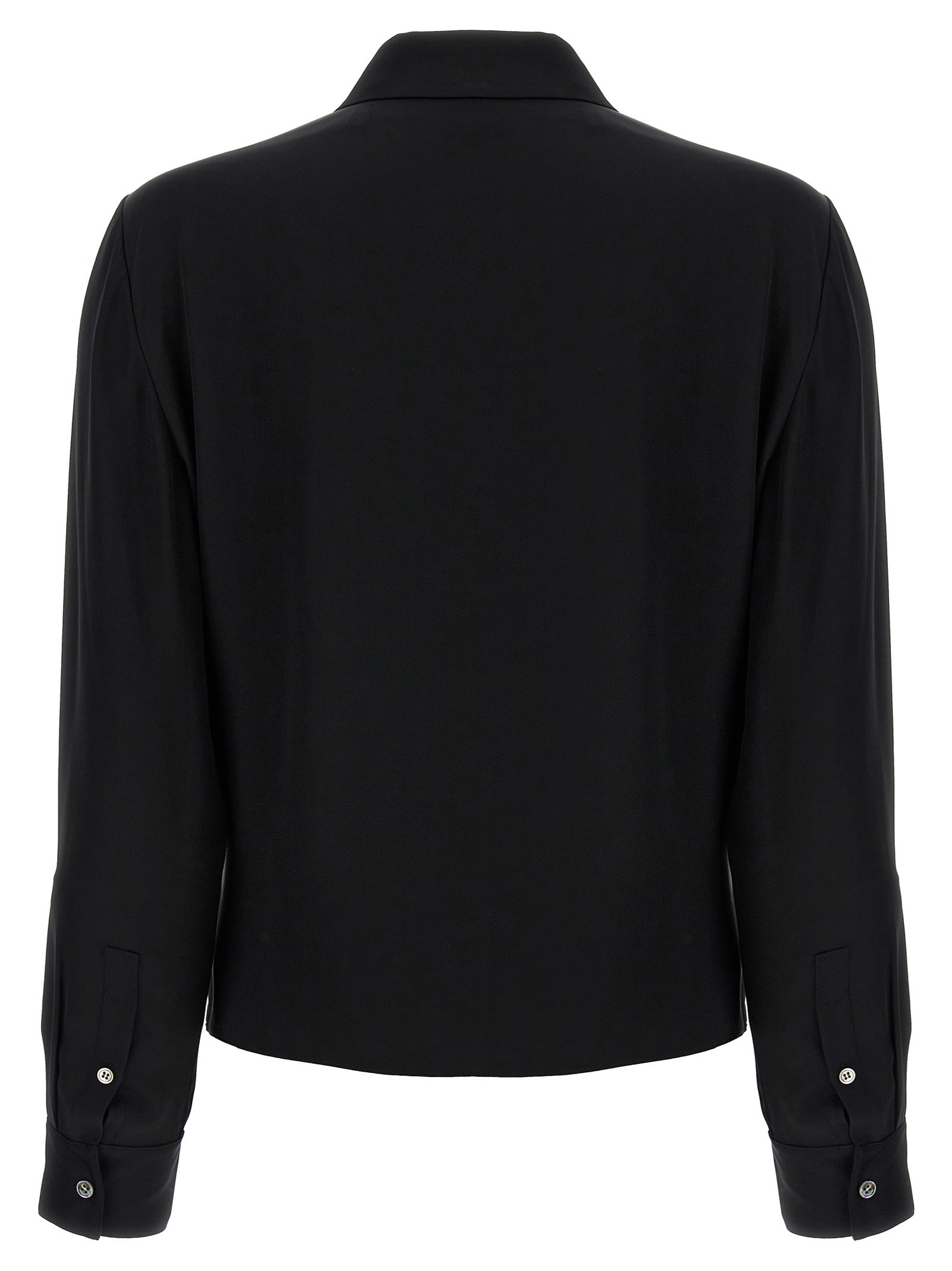 Theory 'Pk Label Wrap' Blouse