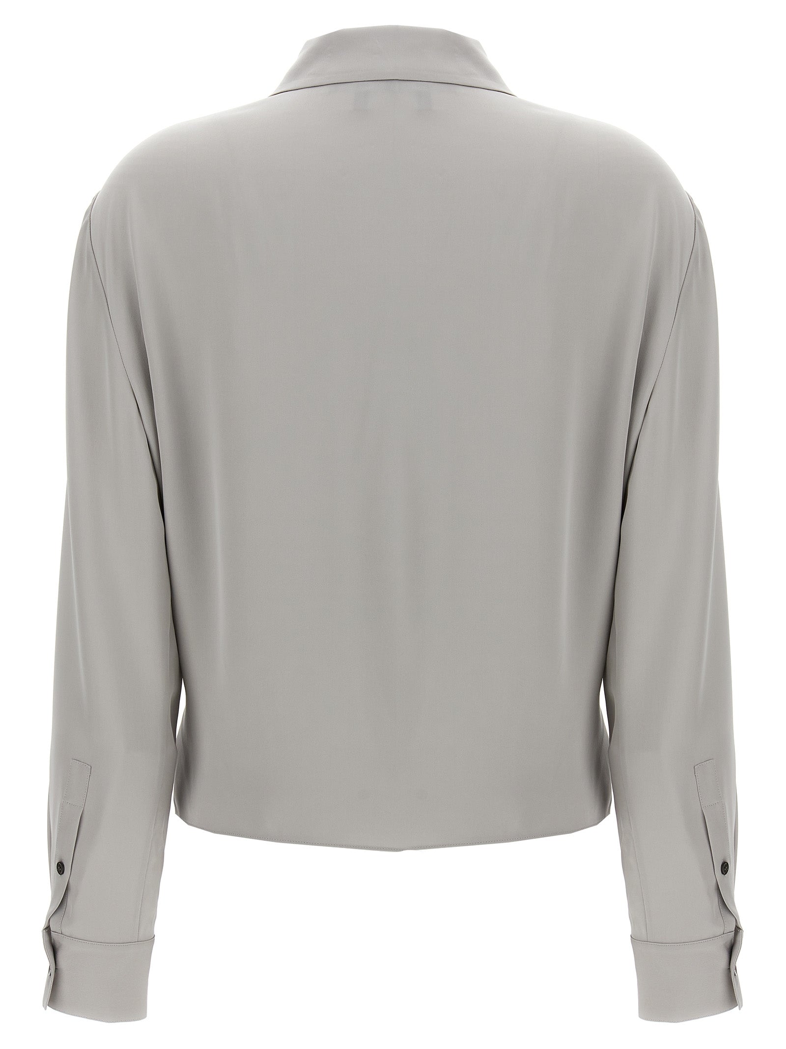 Theory 'Pk Label Wrap' Blouse