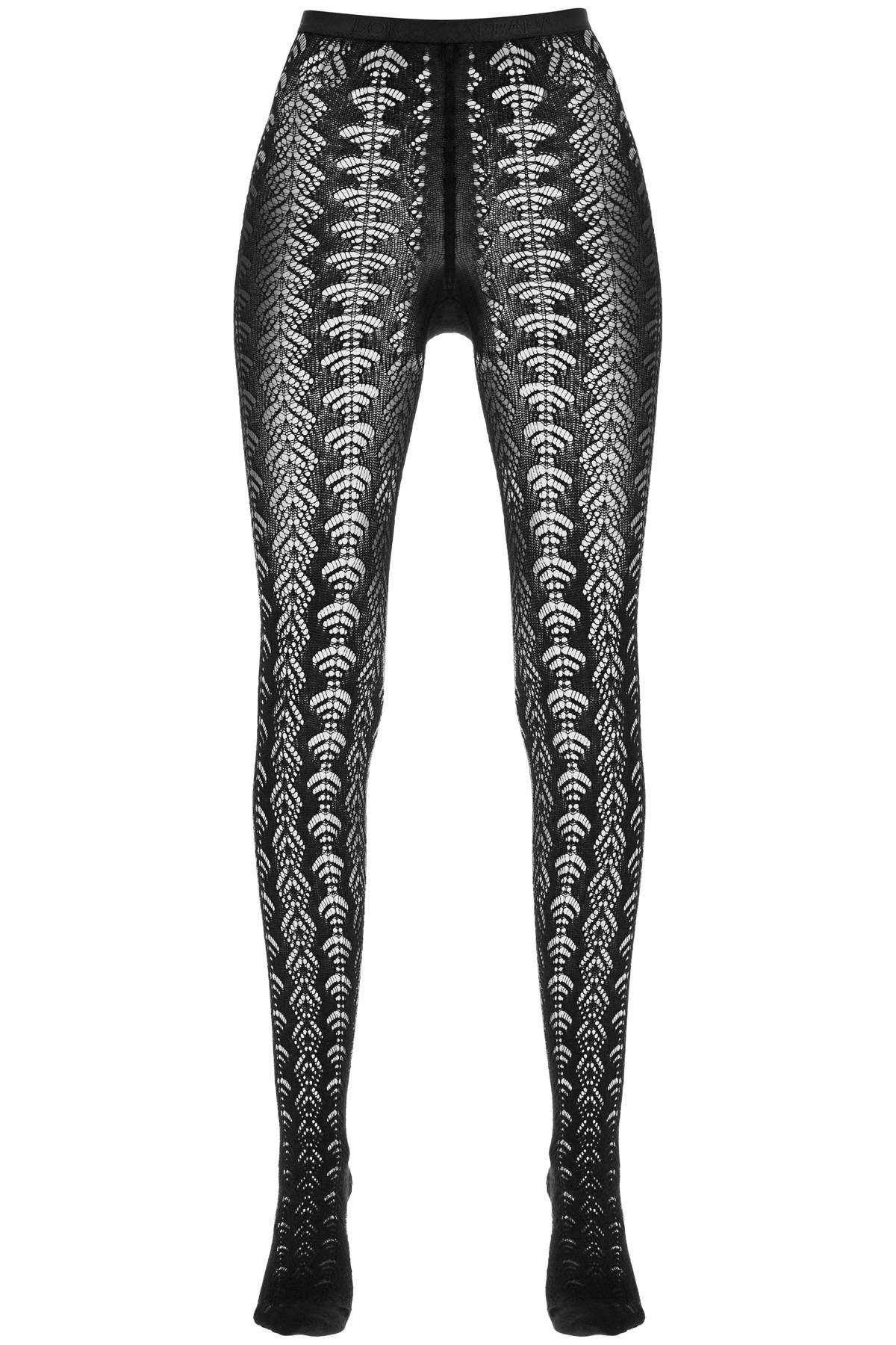 Dolce & Gabbana Perforated Cotton Tights