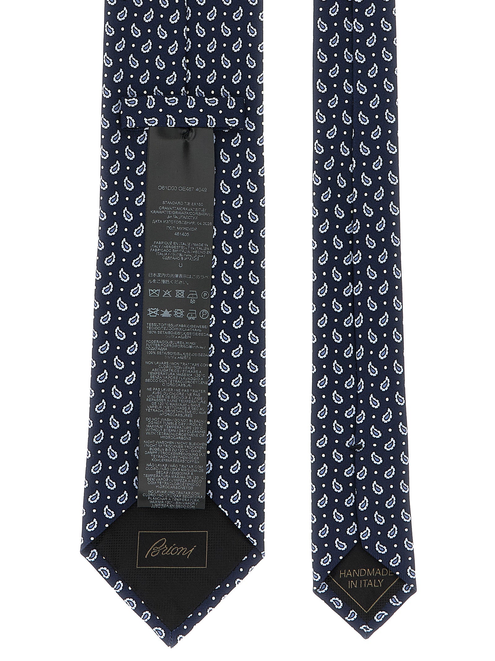 Brioni Micro-Paisley Tie