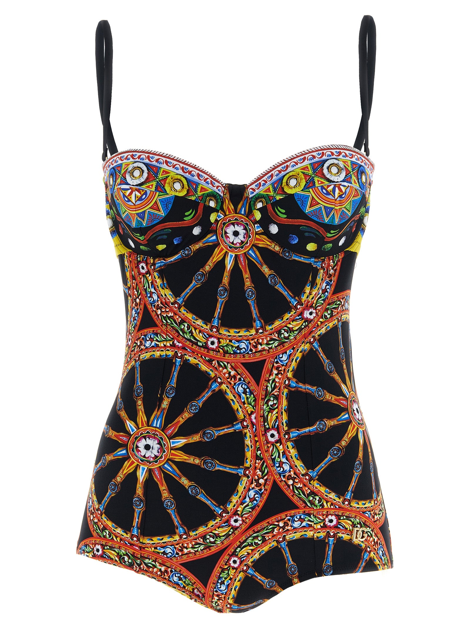 Dolce & Gabbana 'Carretto' One-Piece Swimsuit